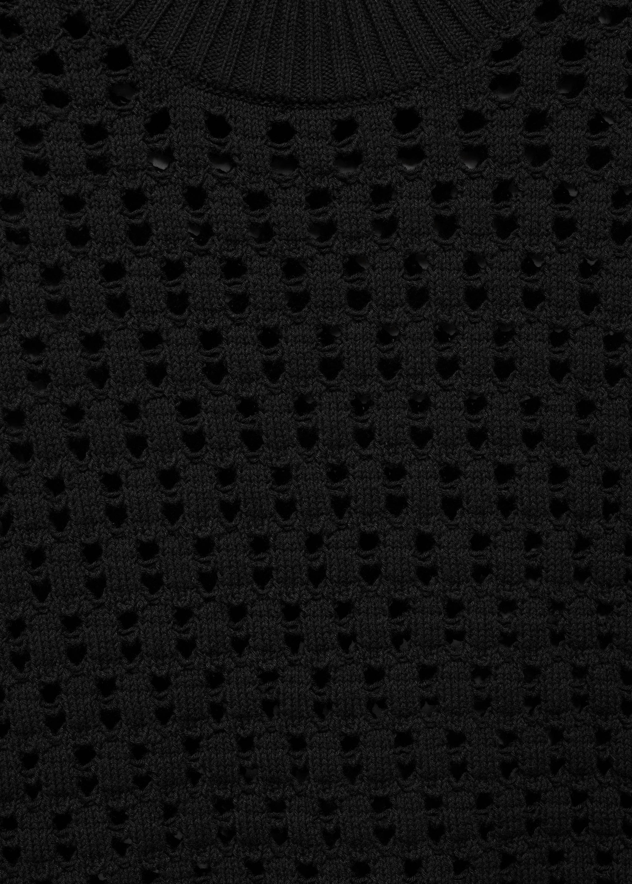 Knit top with lace accents - Details of the article 8