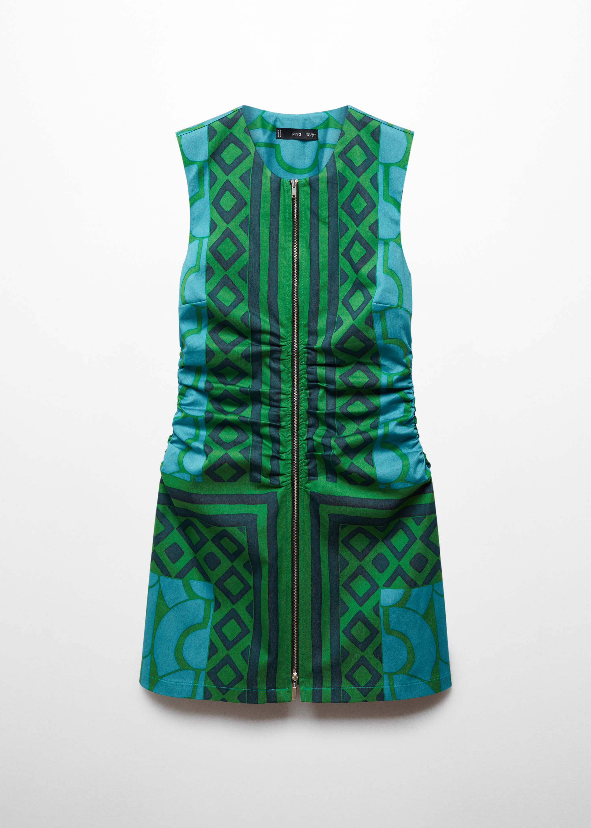 Robe imprimée fermeture Éclair - Article sans modèle