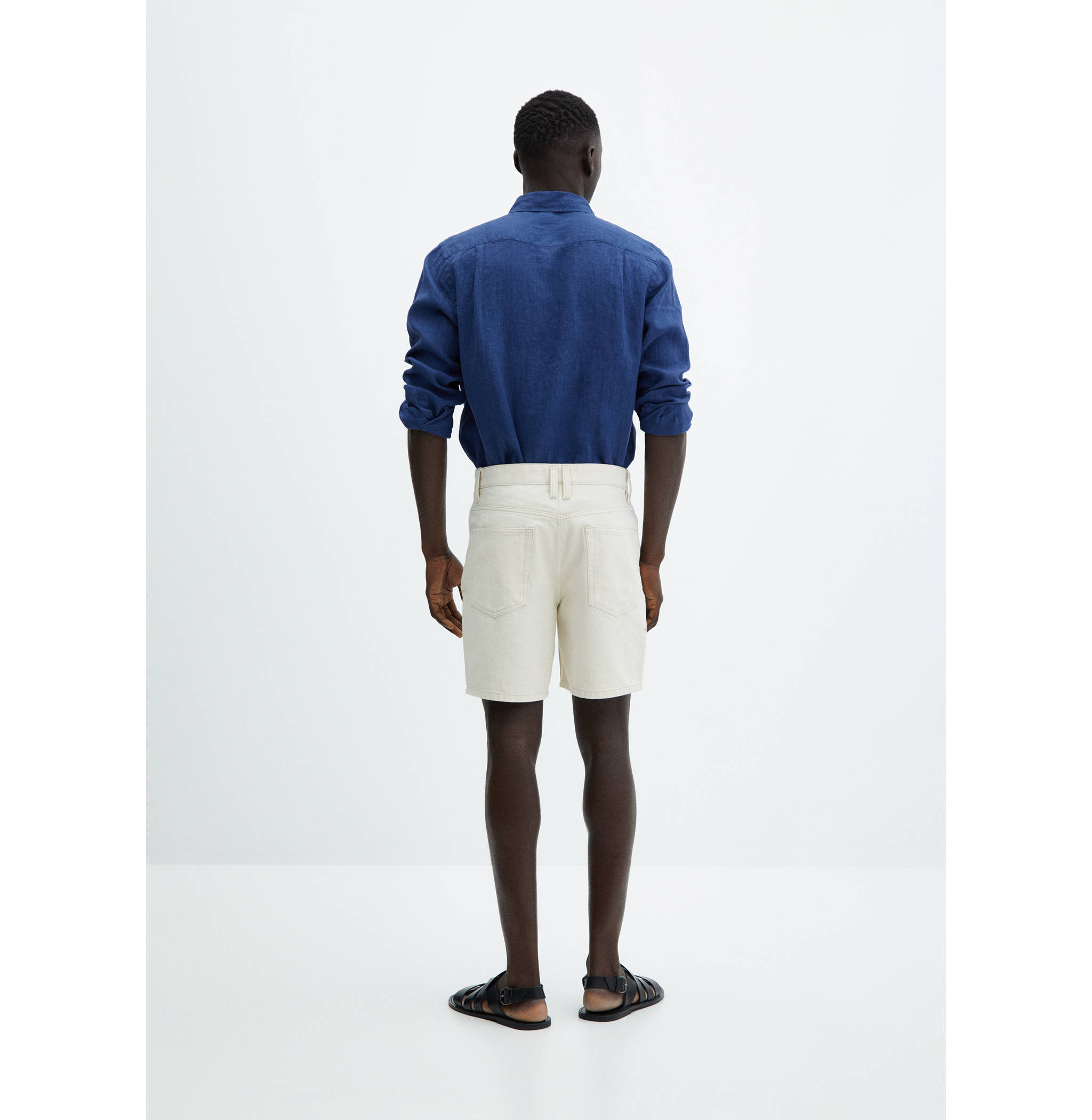 Bermudas denim regular fit - Reverso del artículo