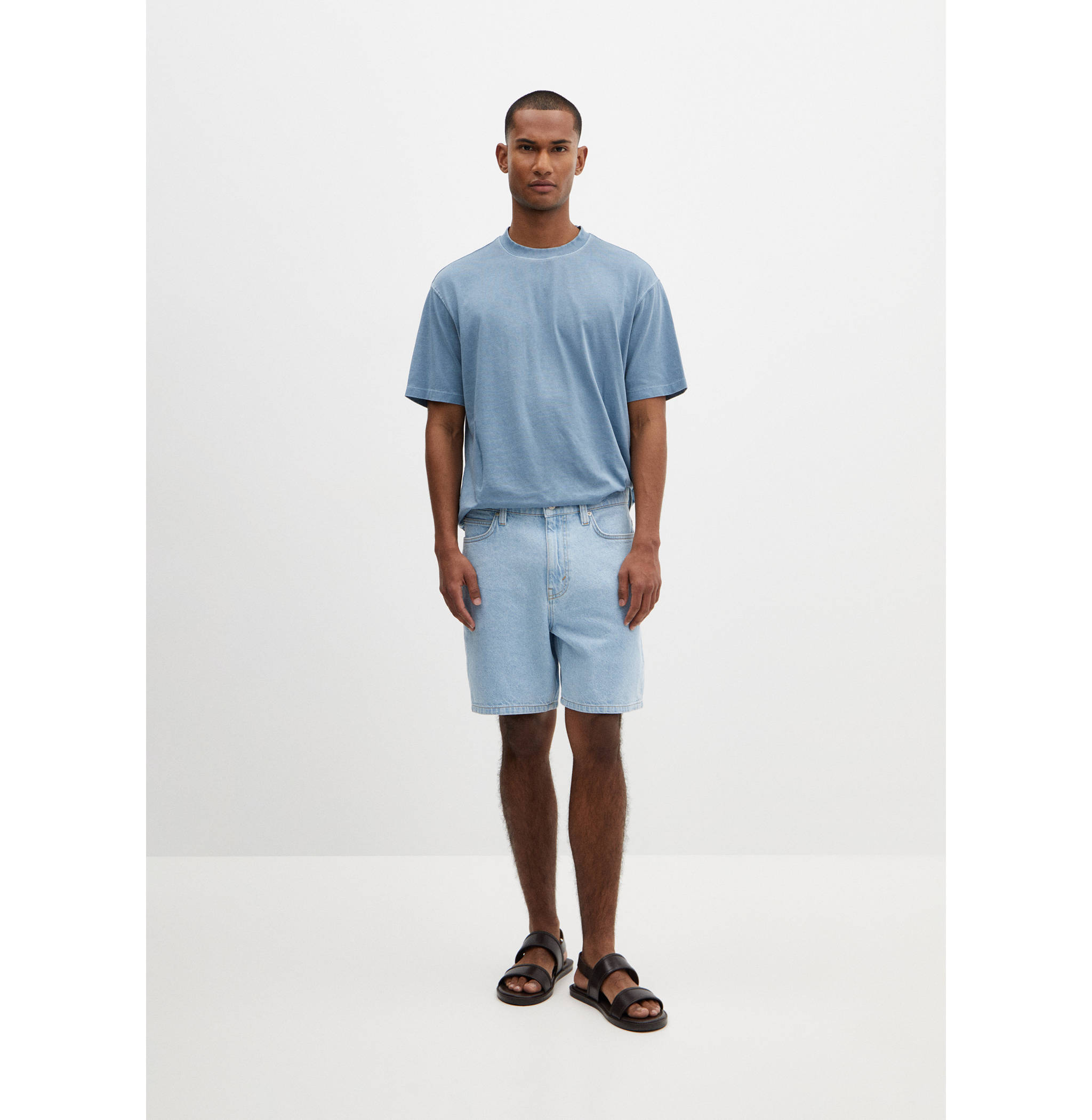 Bermudas denim regular fit - Plano general