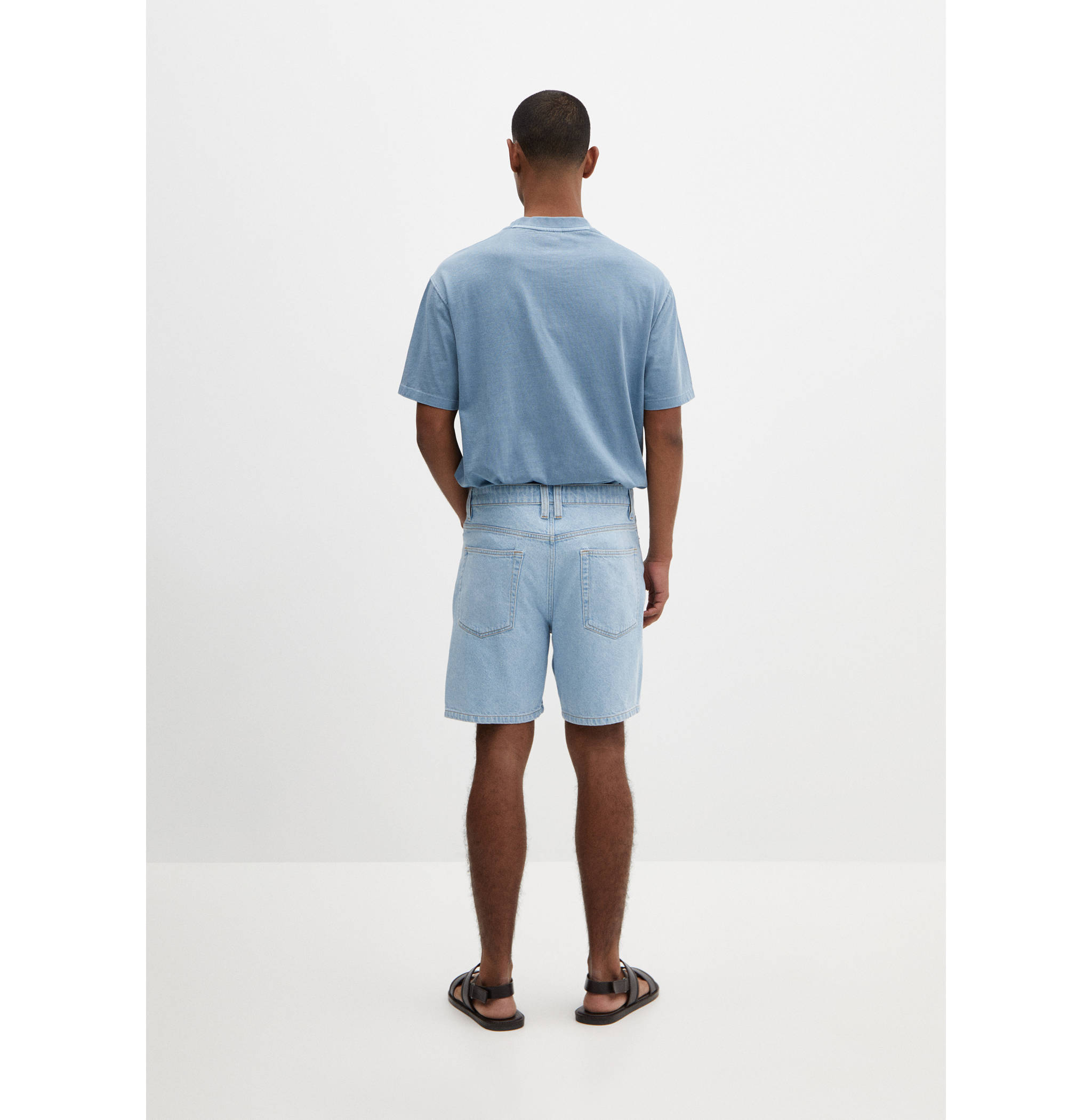 Bermudas denim regular fit - Reverso del artículo