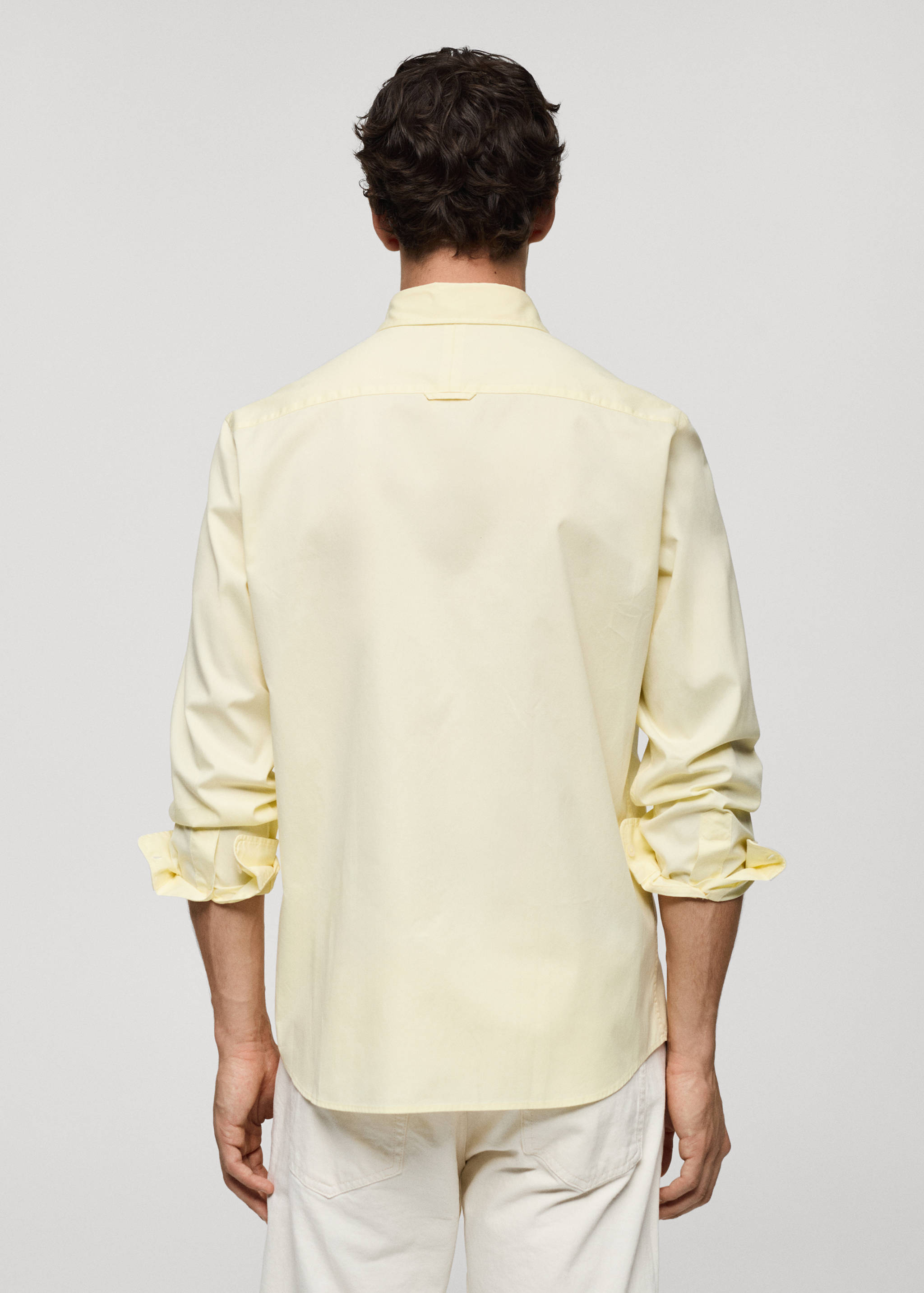 100%棉质常规版型衬衫 - null