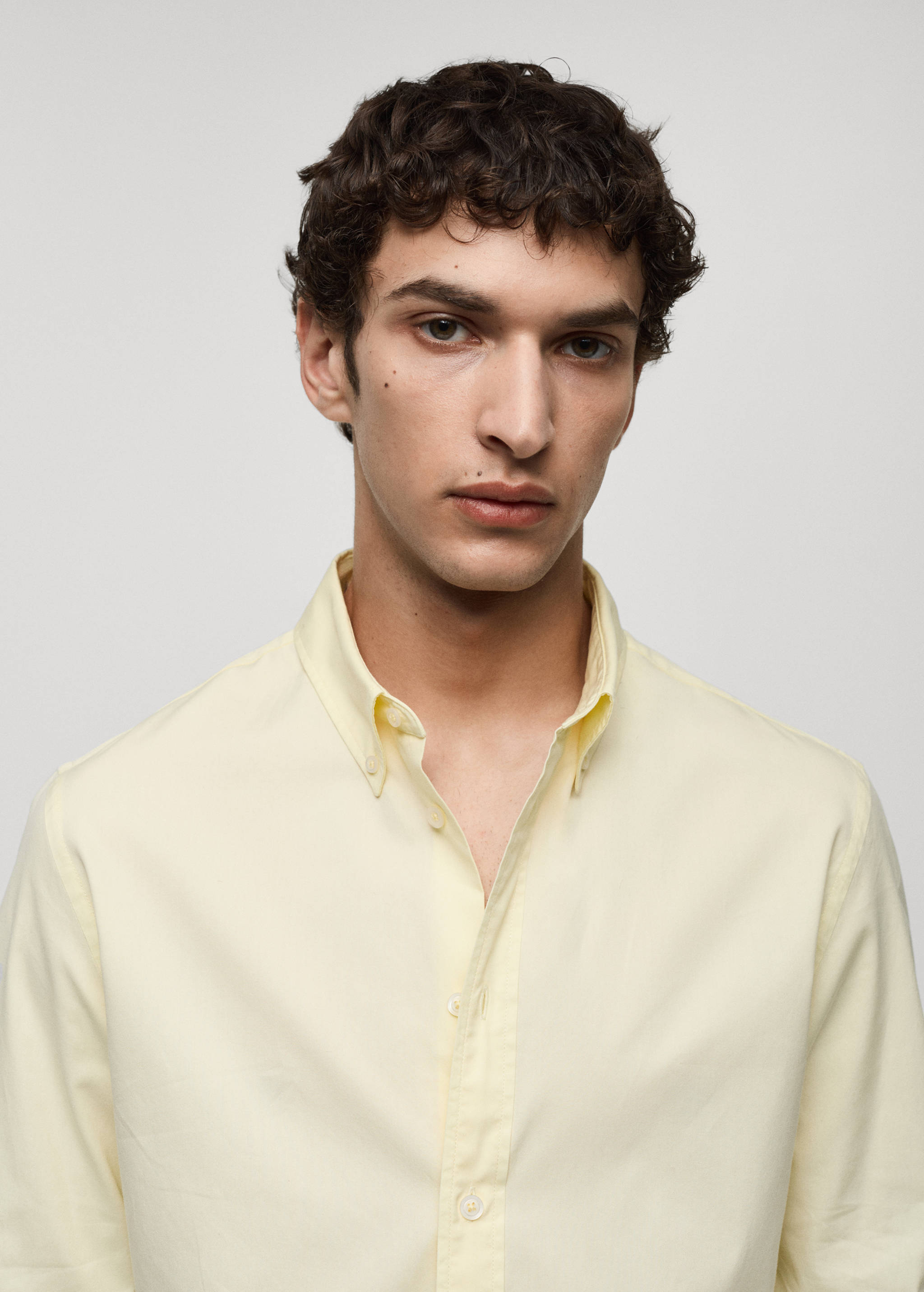 100%棉质常规版型衬衫 - null