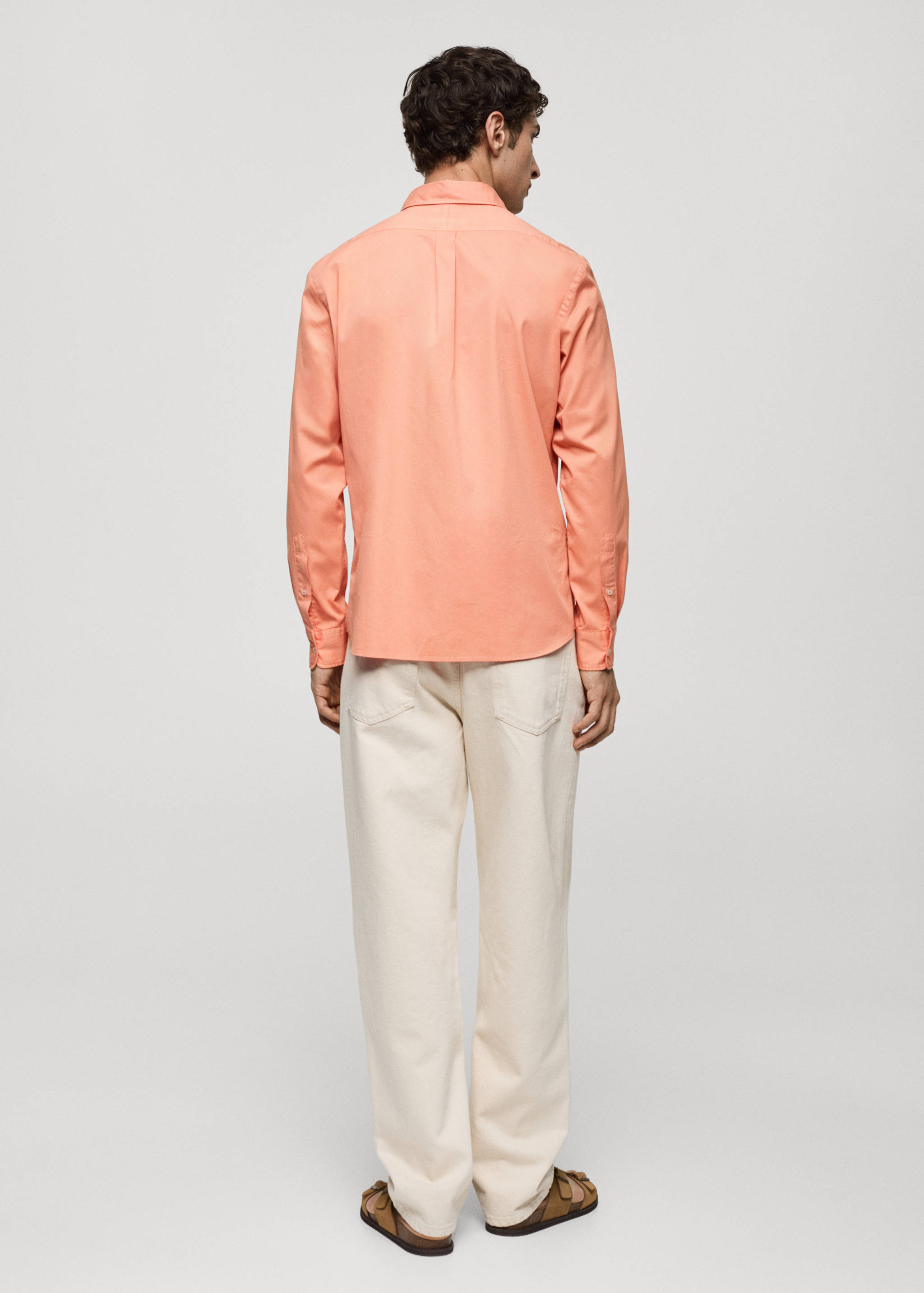 100%棉质常规版型衬衫 - null