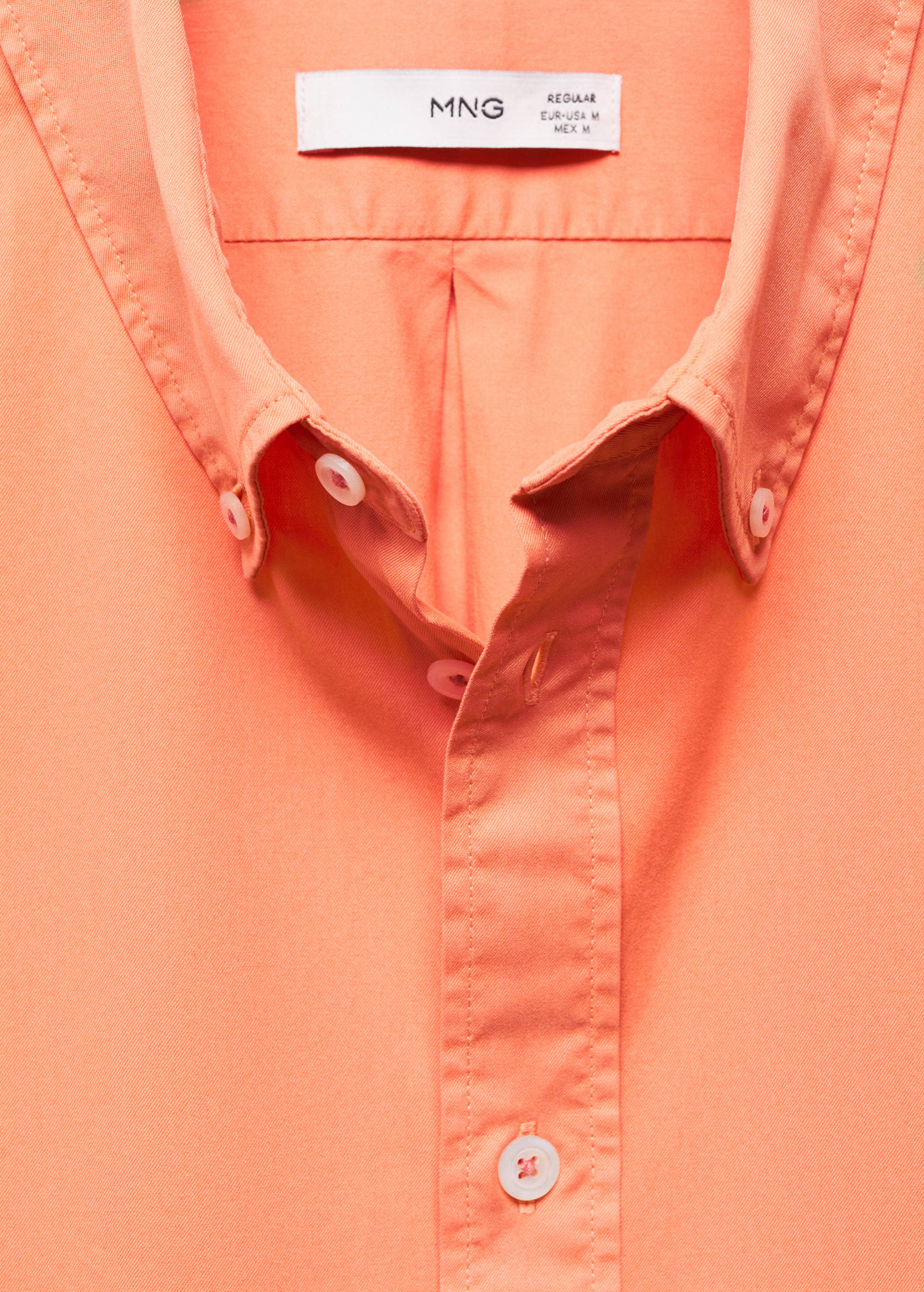 100%棉质常规版型衬衫 - null