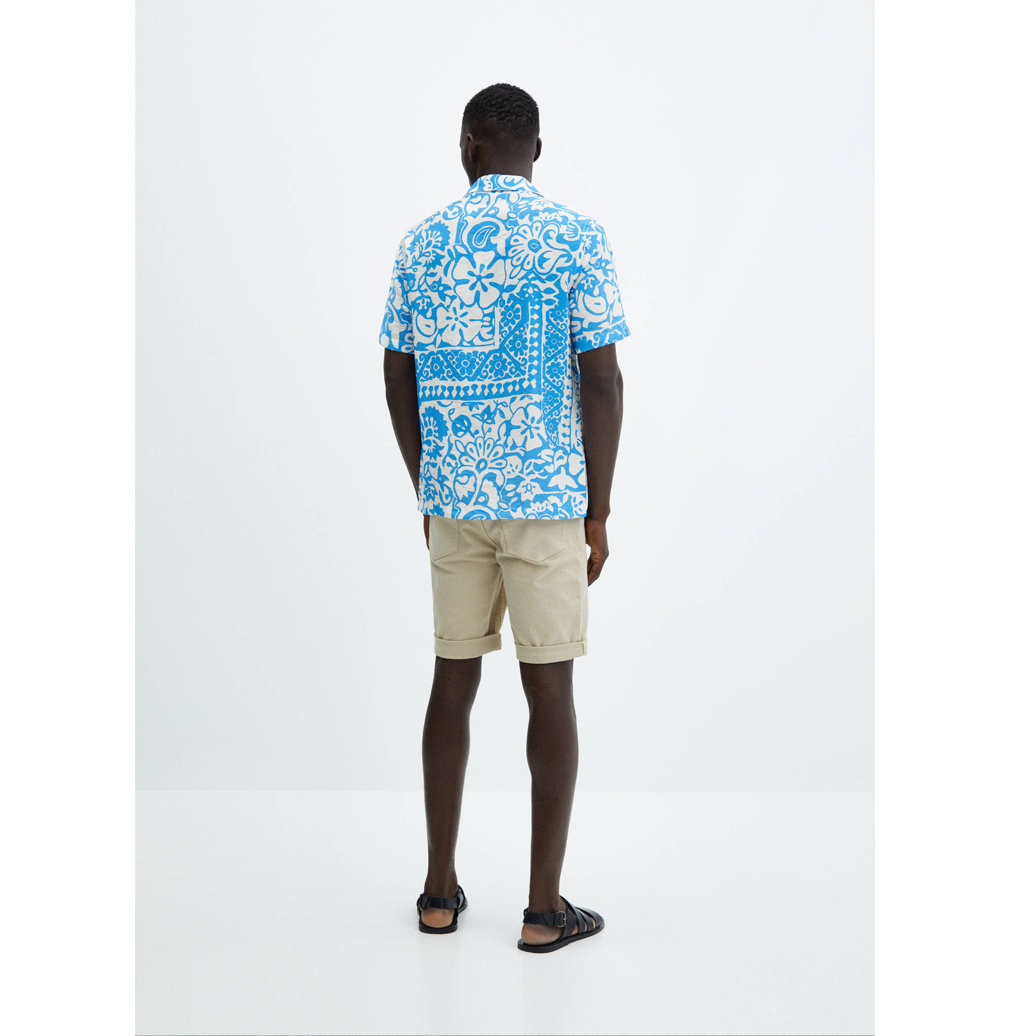 Chemise regular-fit fluide imprimée - Verso de l’article