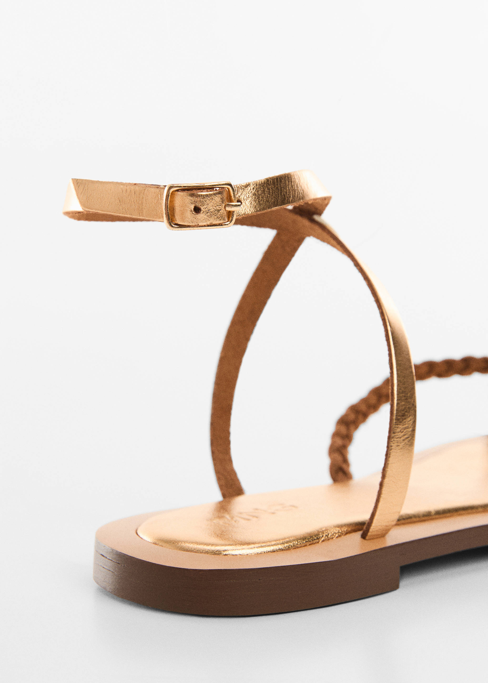Sandales cuir métallisées - Détail de l'article 1