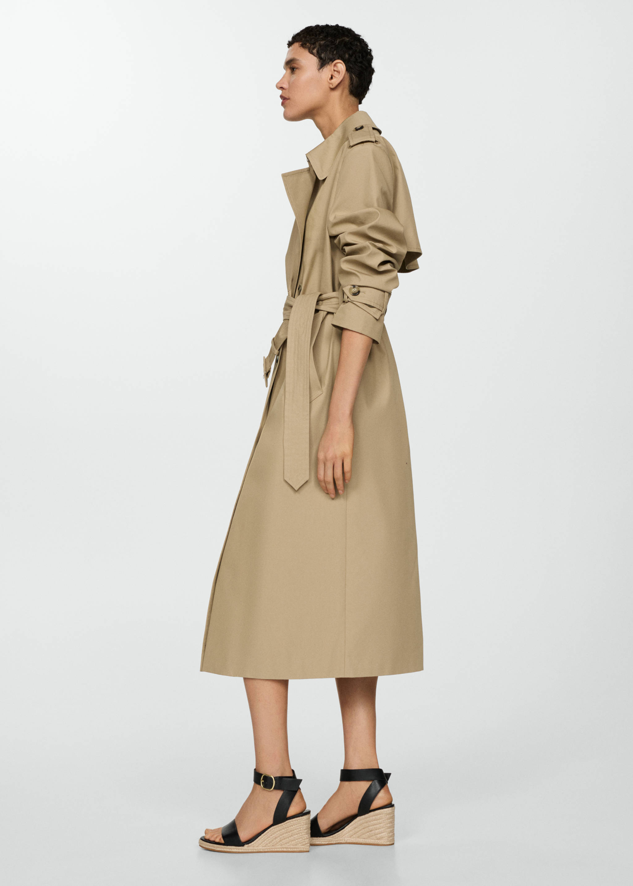 Wedge buckle sandals - General plane