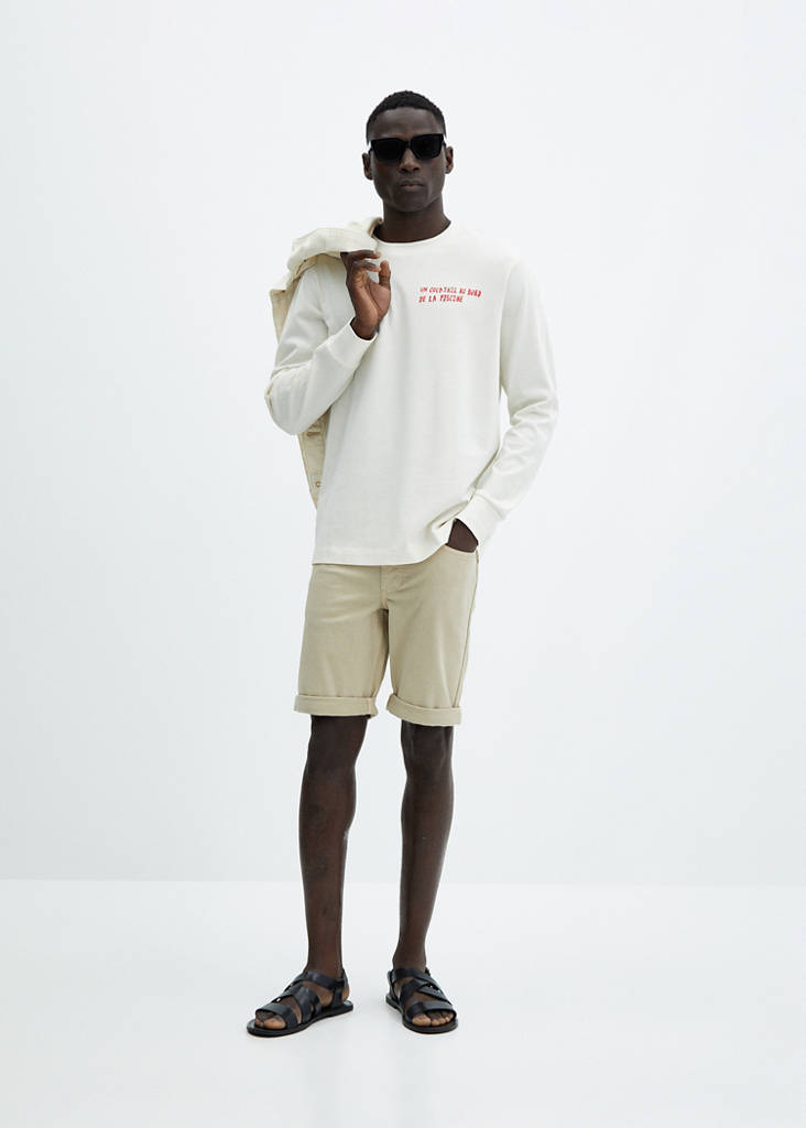 100% cotton sweatshirt with printed drawing