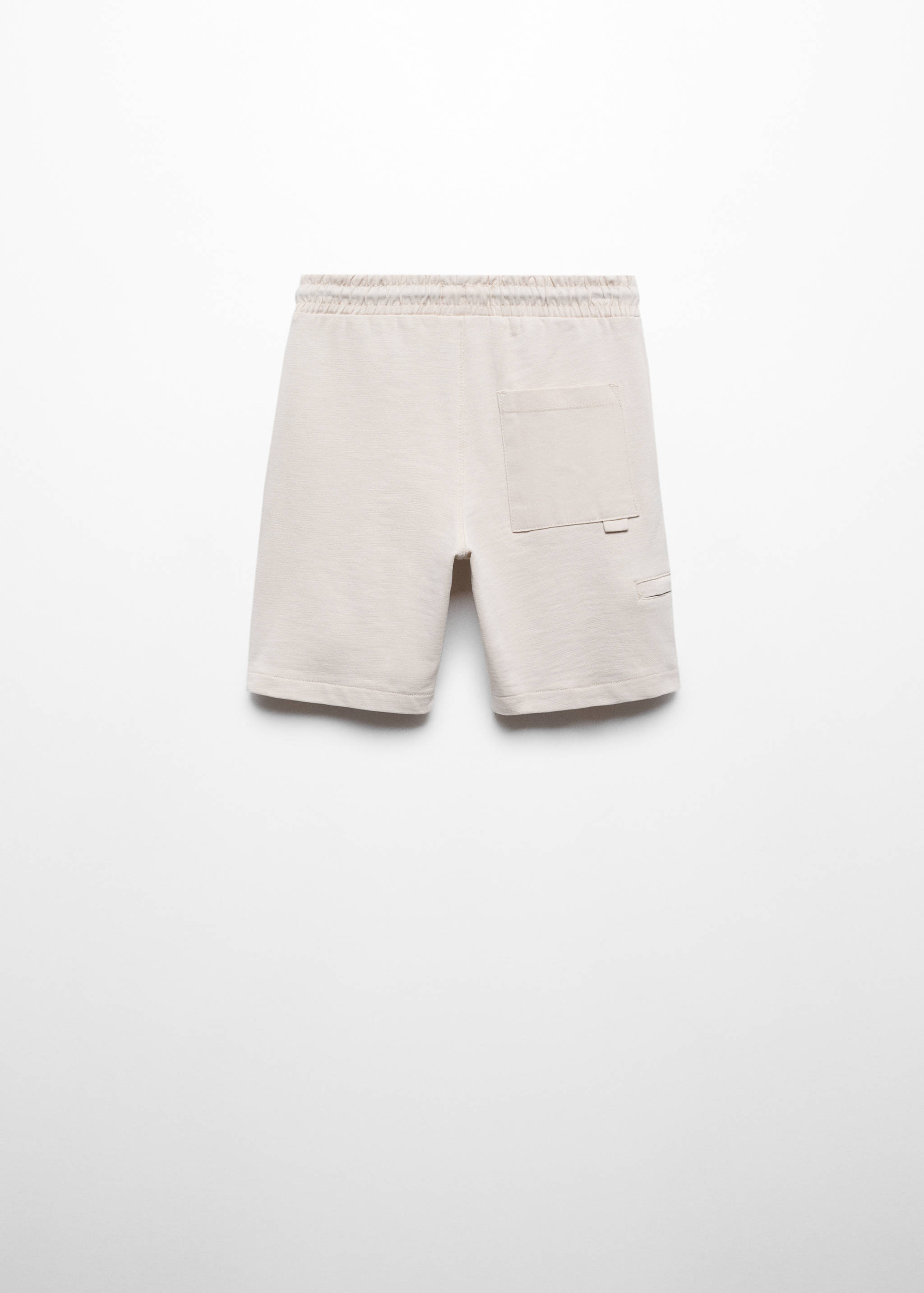 Elastic waist Bermuda shorts - Reverse of the article