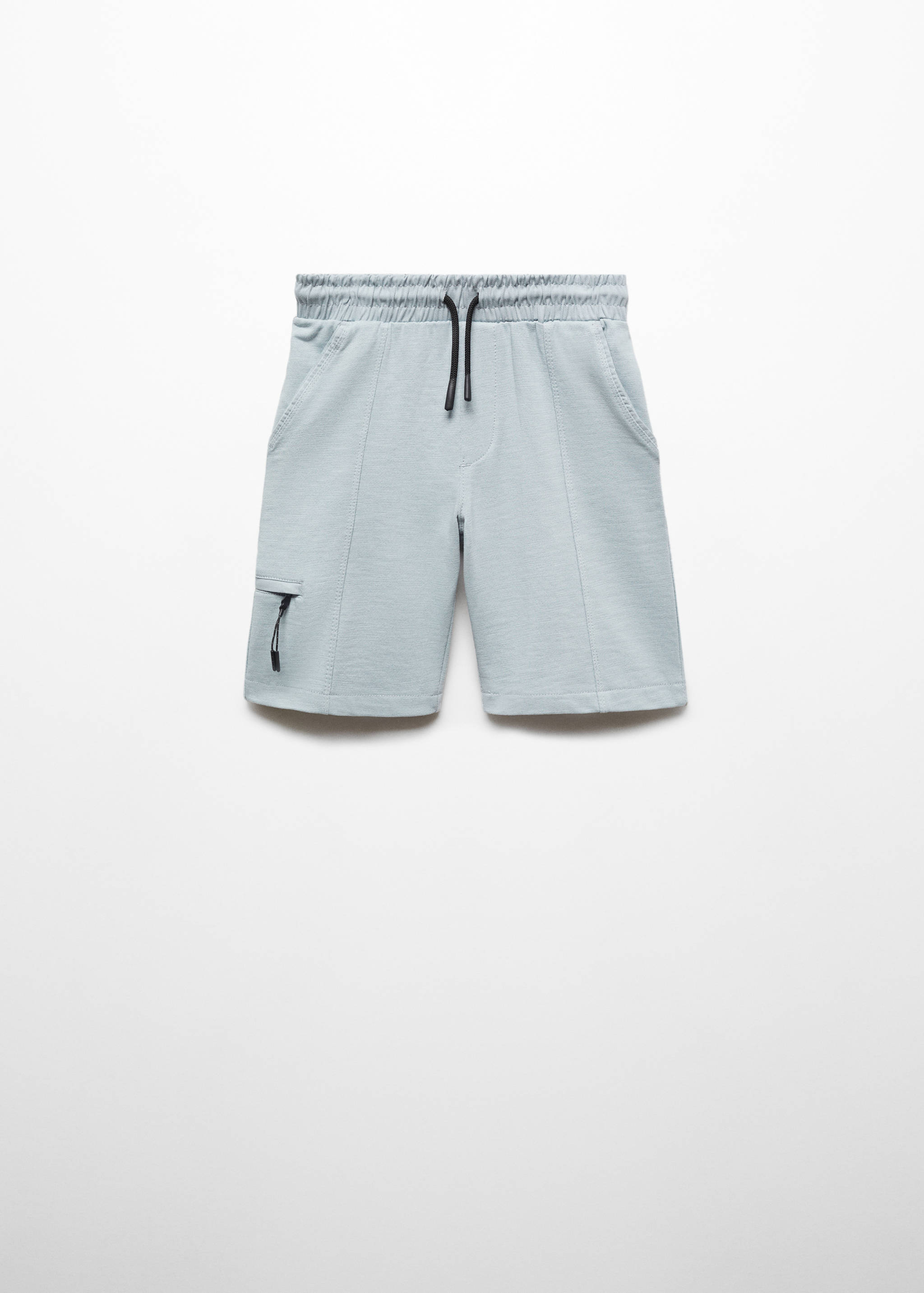 Elastic waist Bermuda shorts - Article without model