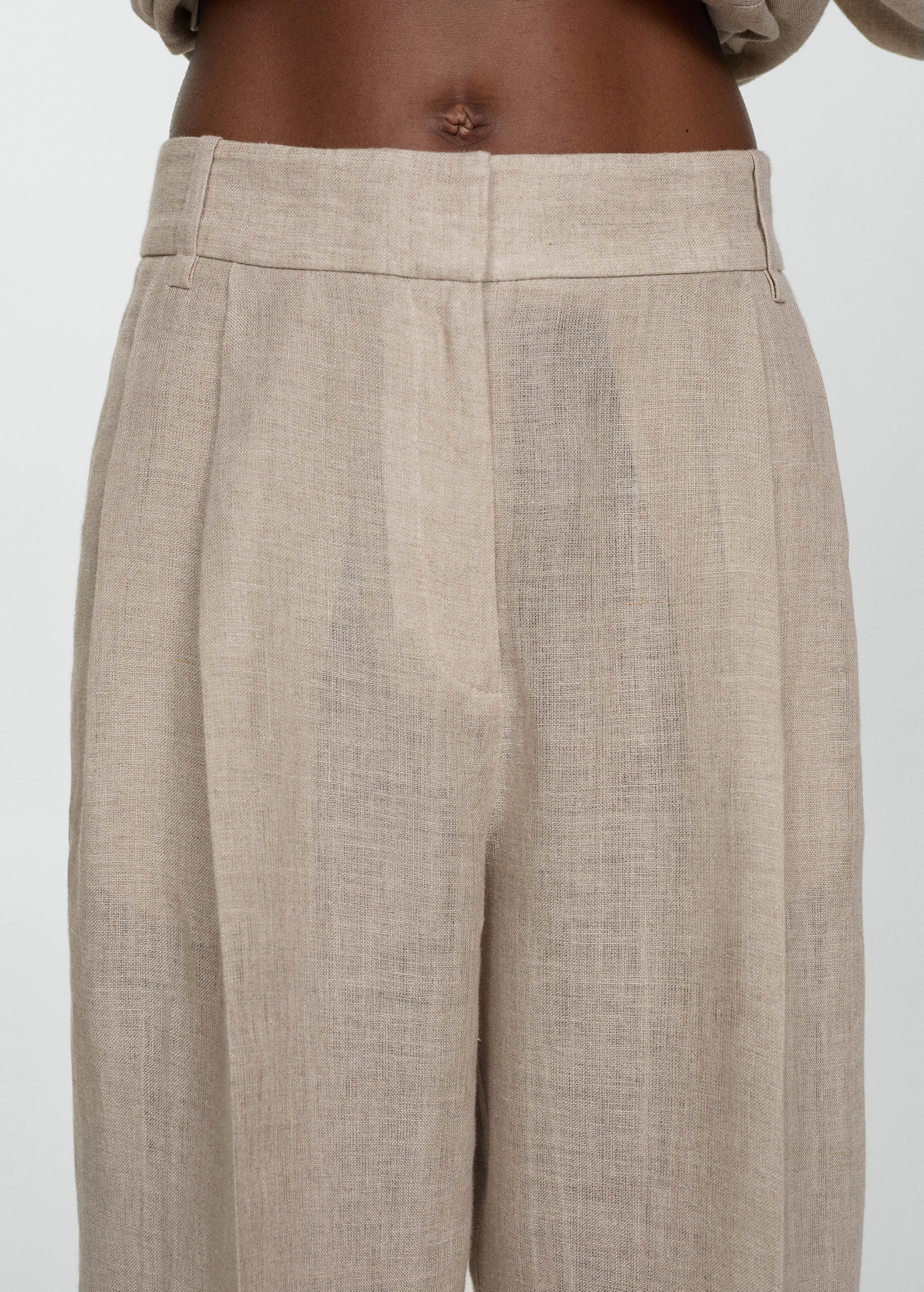 100% linen suit pants - Details of the article 6