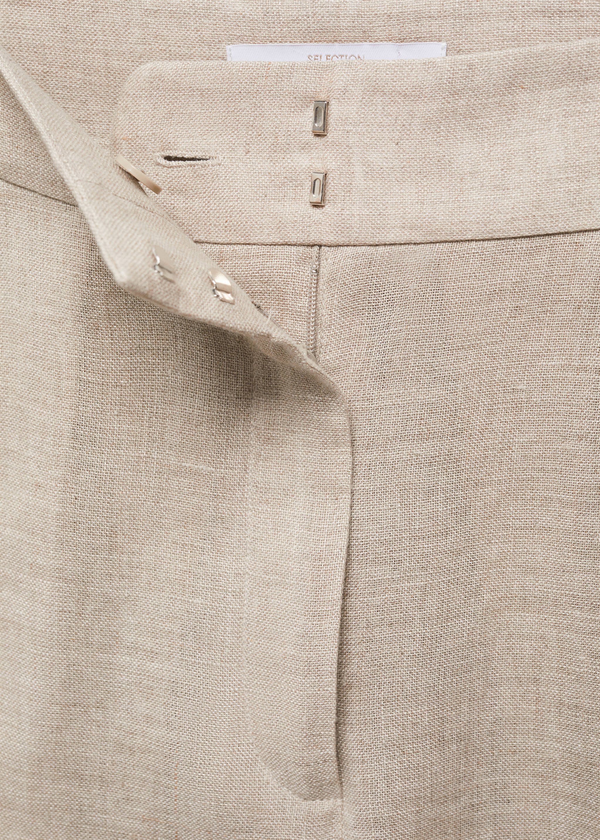 100% linen suit pants - Details of the article 8