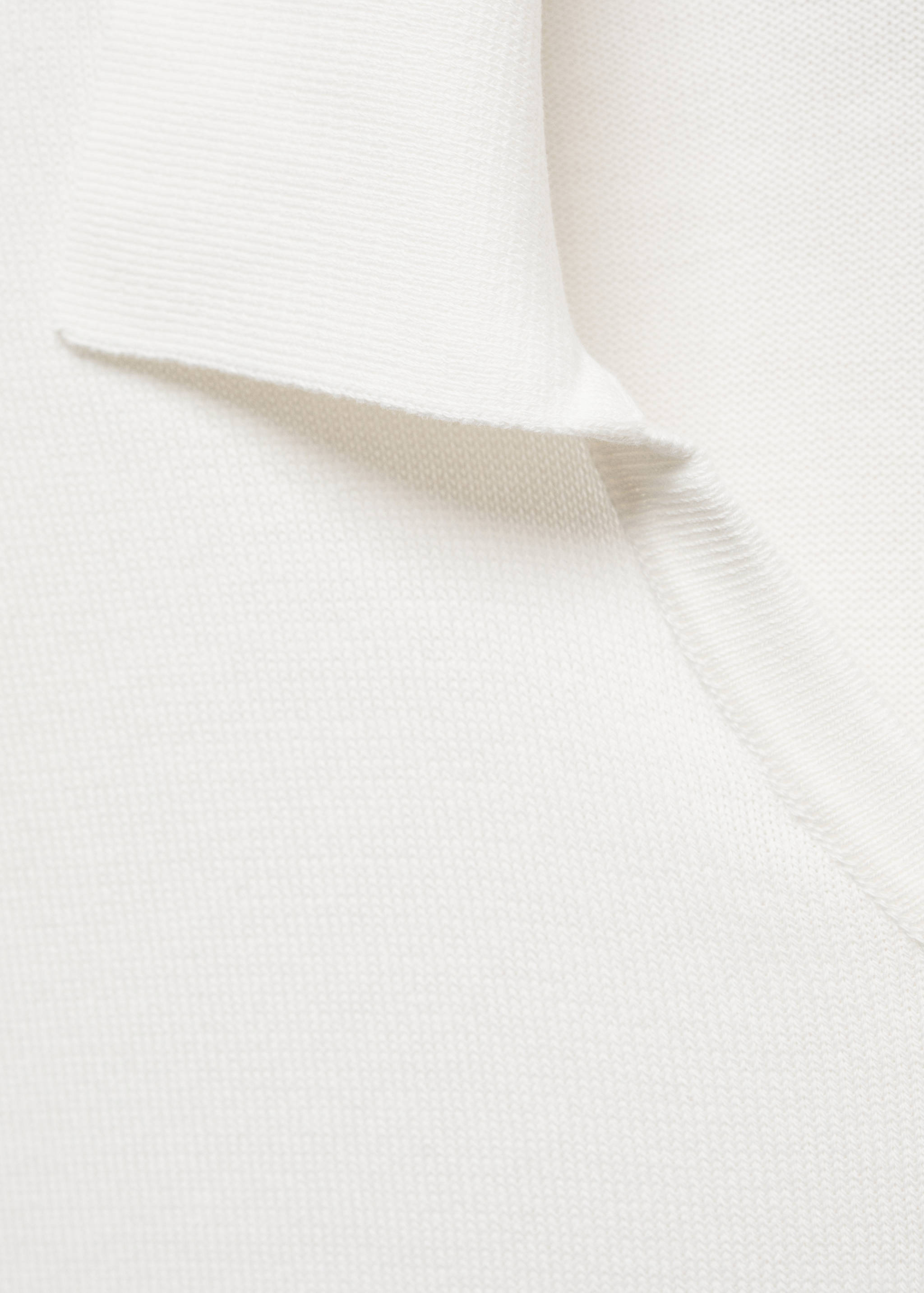 100% cotton knitted polo shirt - Details of the article 8