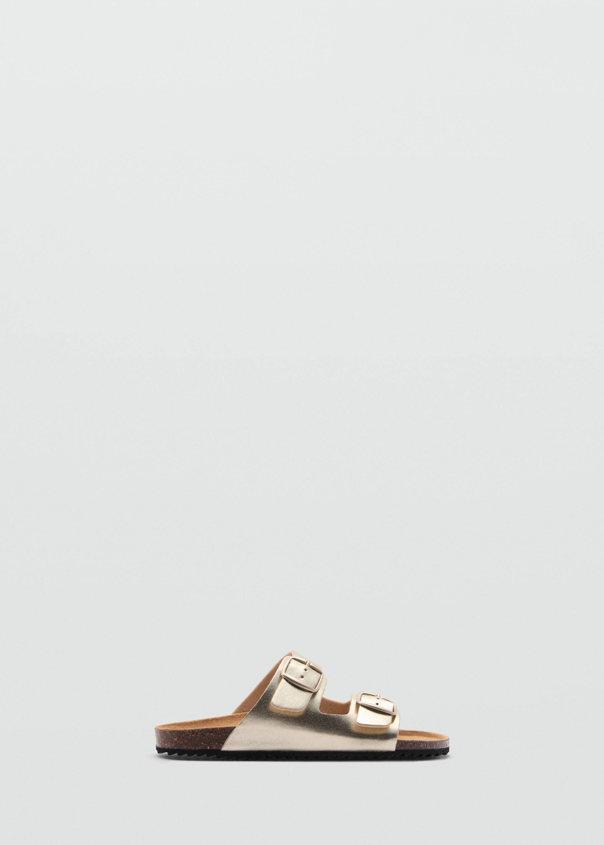 Сандалии металлик с пряжками - Изделие без модели