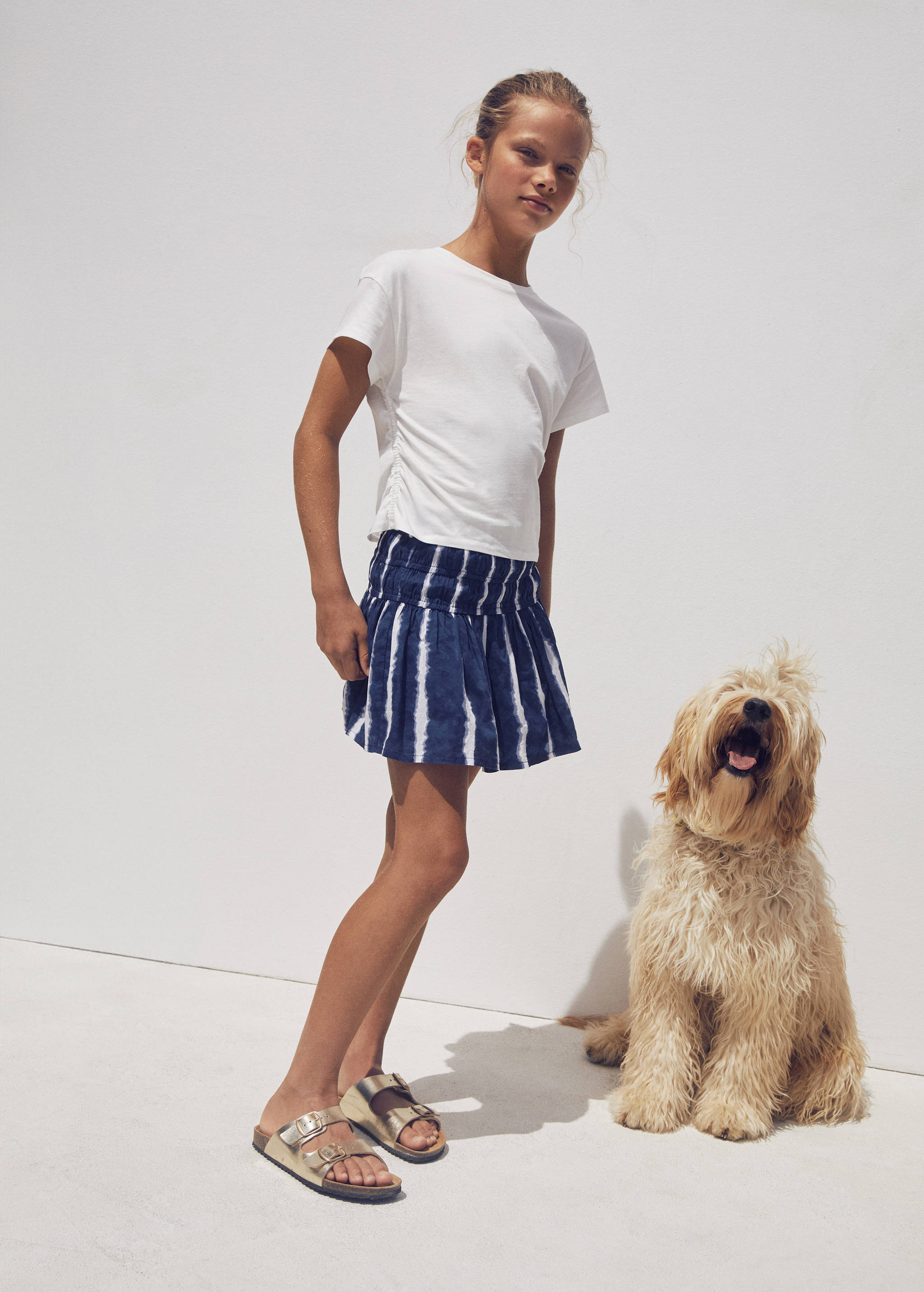 Сандалии металлик с пряжками - Деталь изделия 5