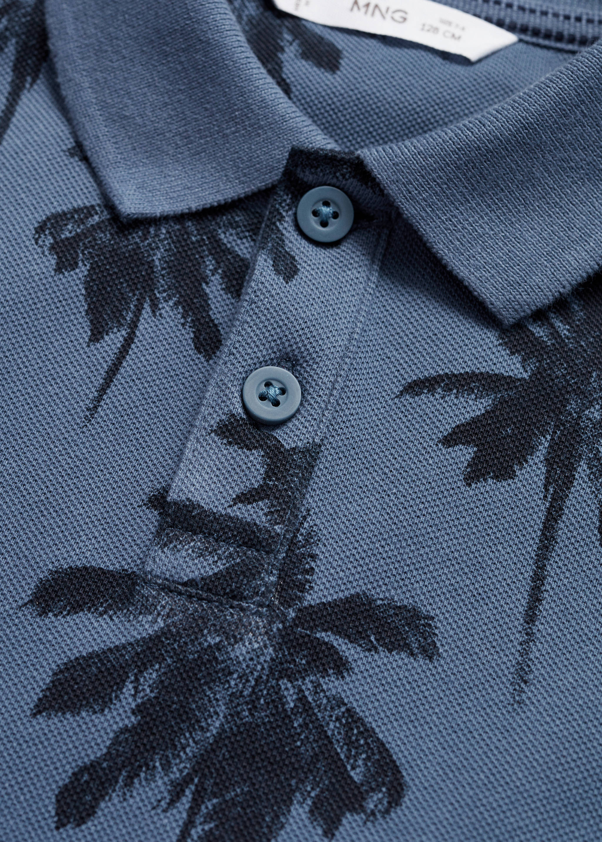 Shark-print polo shirt - Details of the article 8