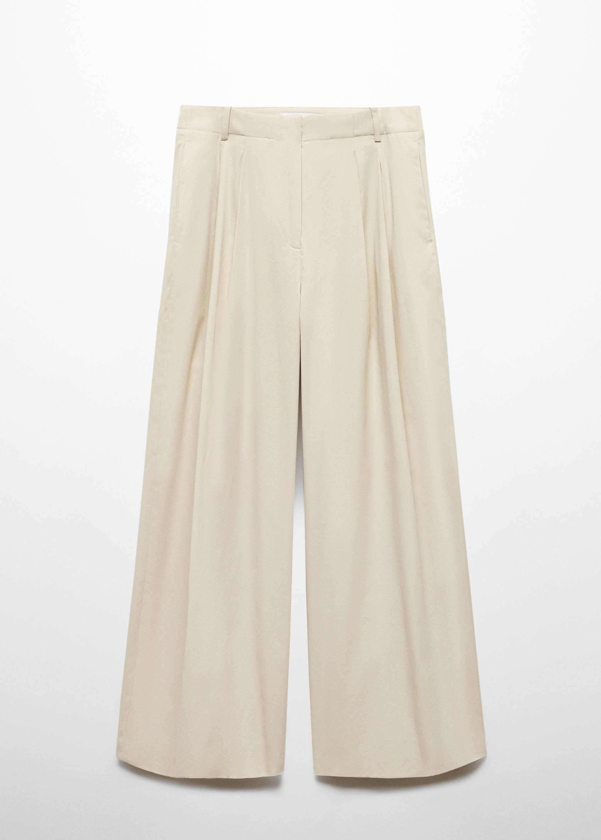 Wide leg pleated trousers - Article without model