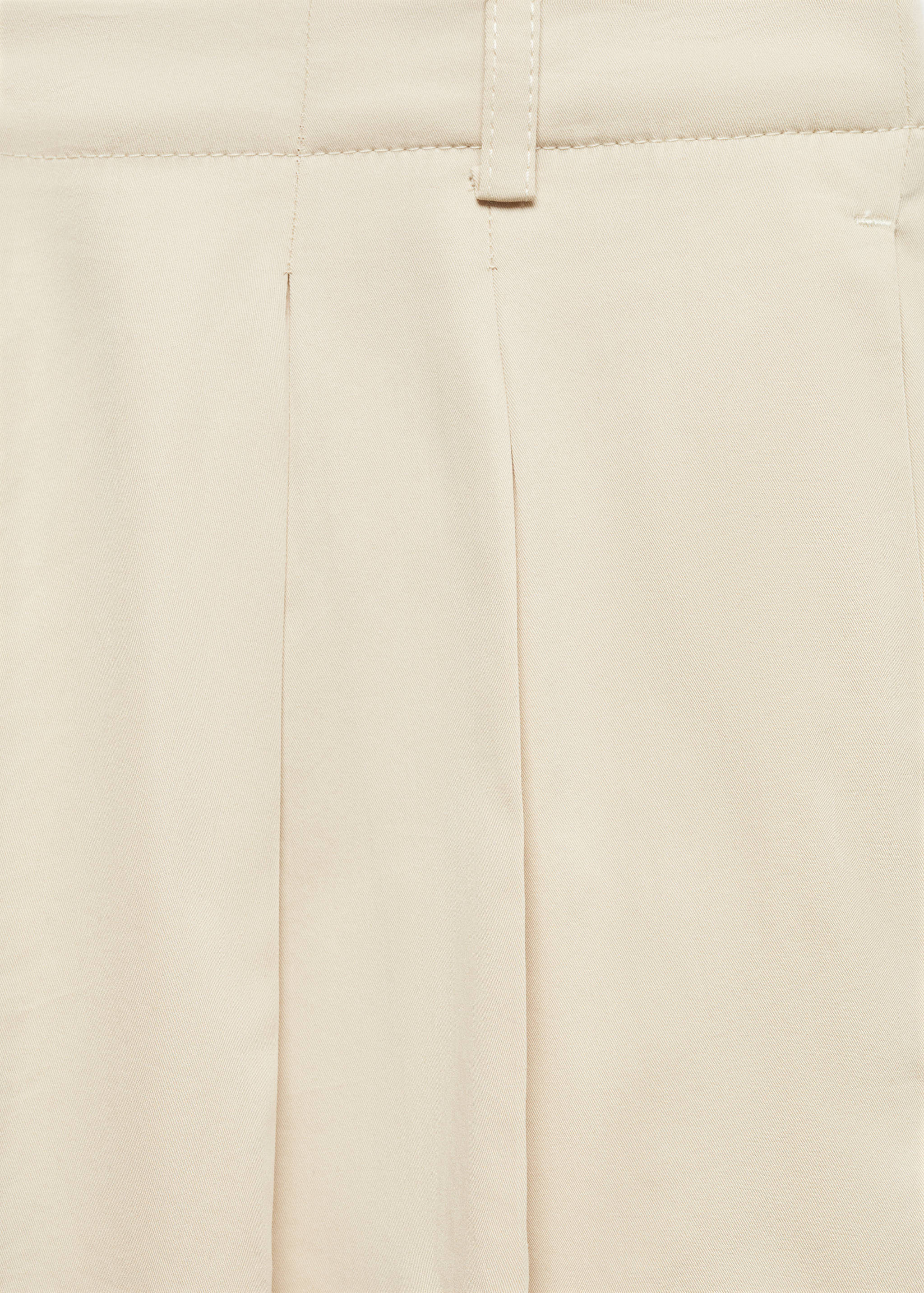 Wide leg pleated trousers - Details of the article 8