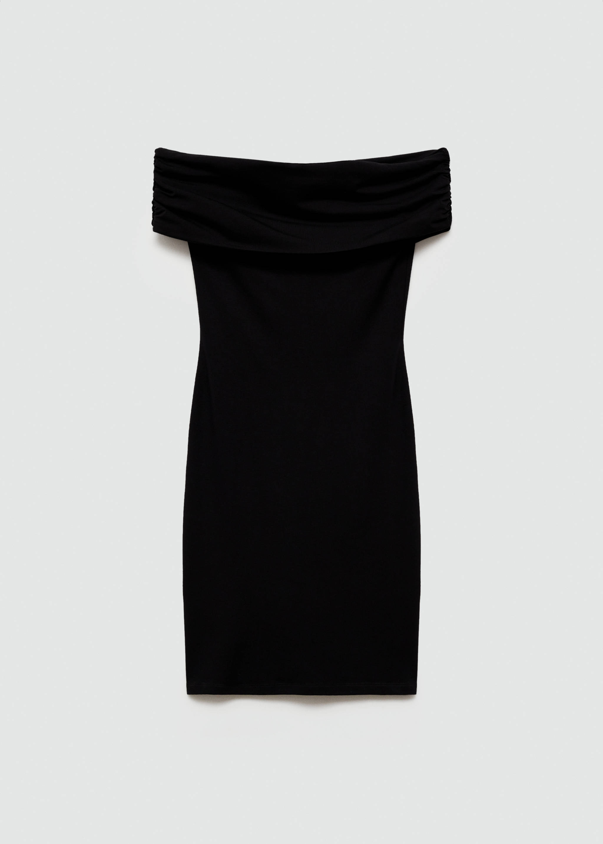 Short off-the-shoulder dress - Article without model