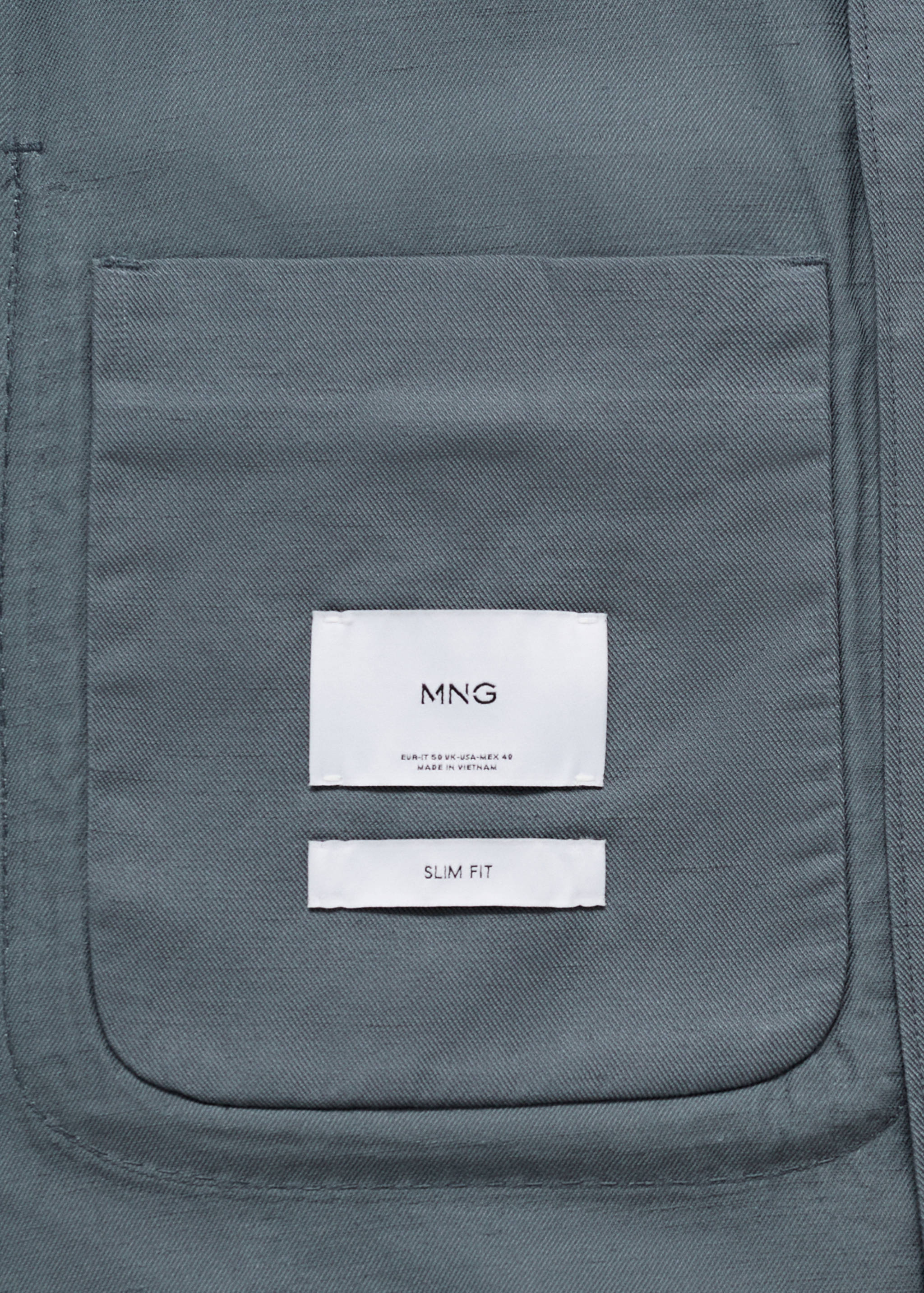 Sobrecamisa lyocell lino bolsillos - Detalle del artículo 0