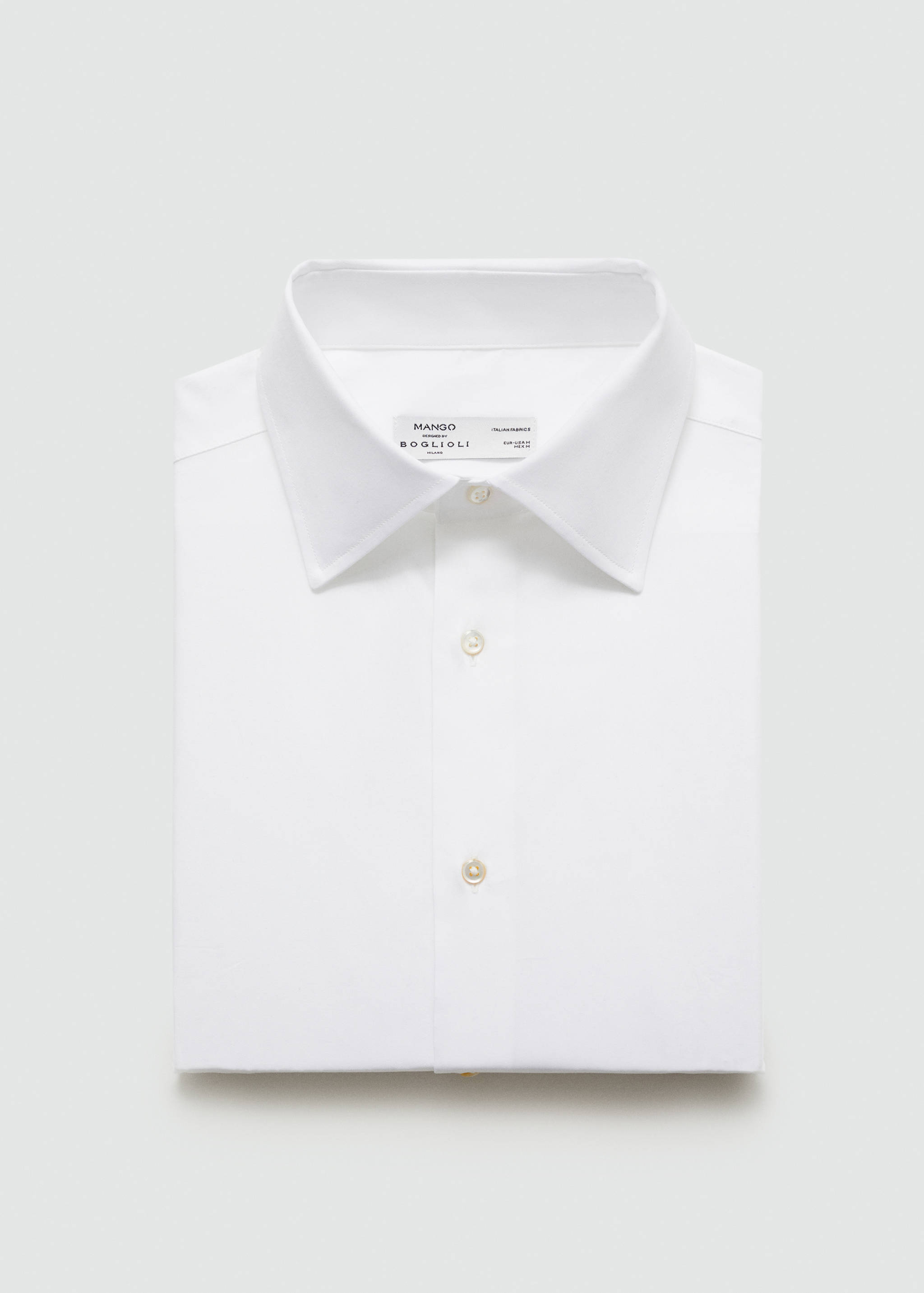 Chemise slim-fit twill 100 % coton - Détail de l'article 0