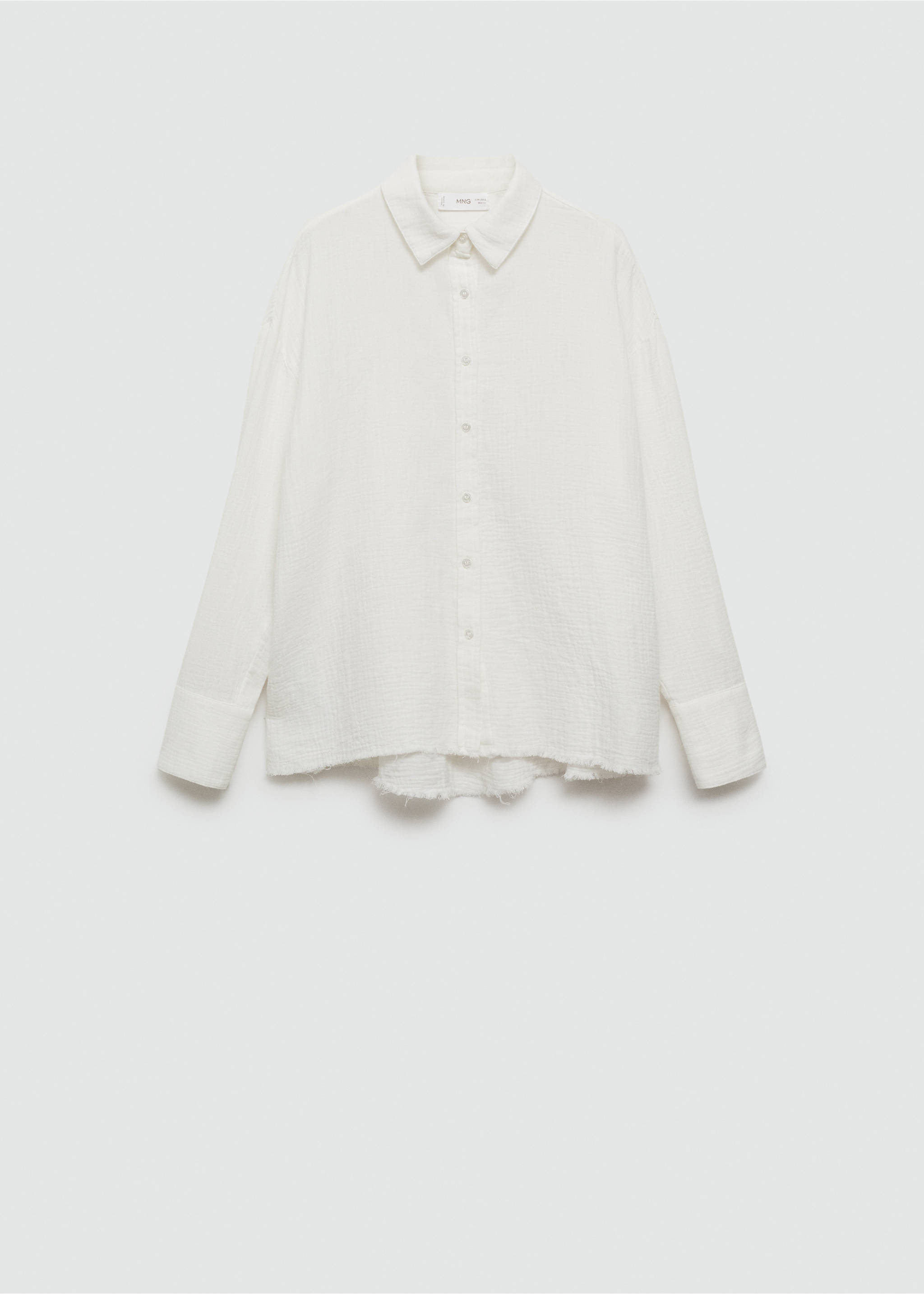 Camisa algodón bambula - Artículo sin modelo, Blanco roto. Ref: 67068272-00.