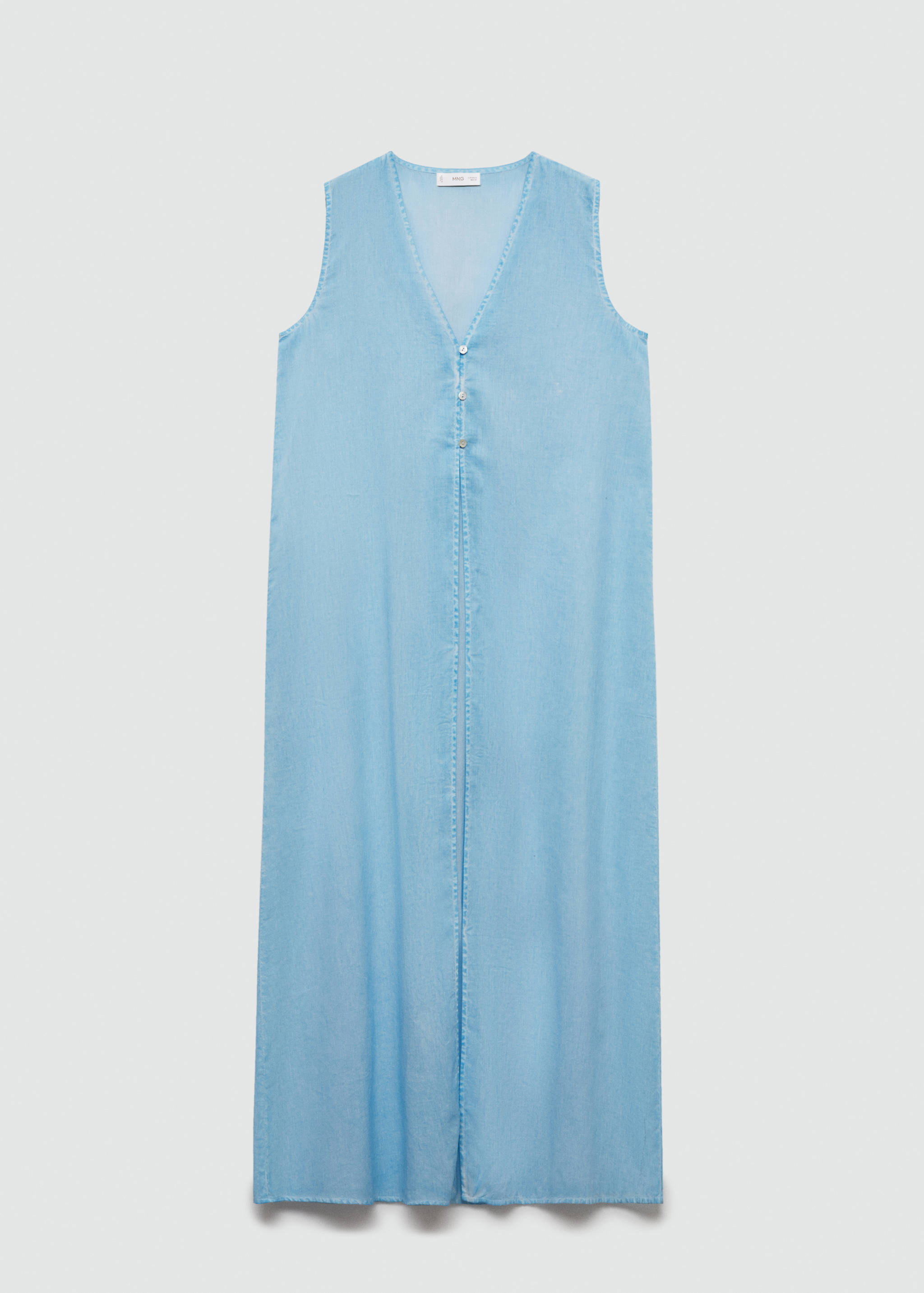 Gilet long coton - Article sans modèle