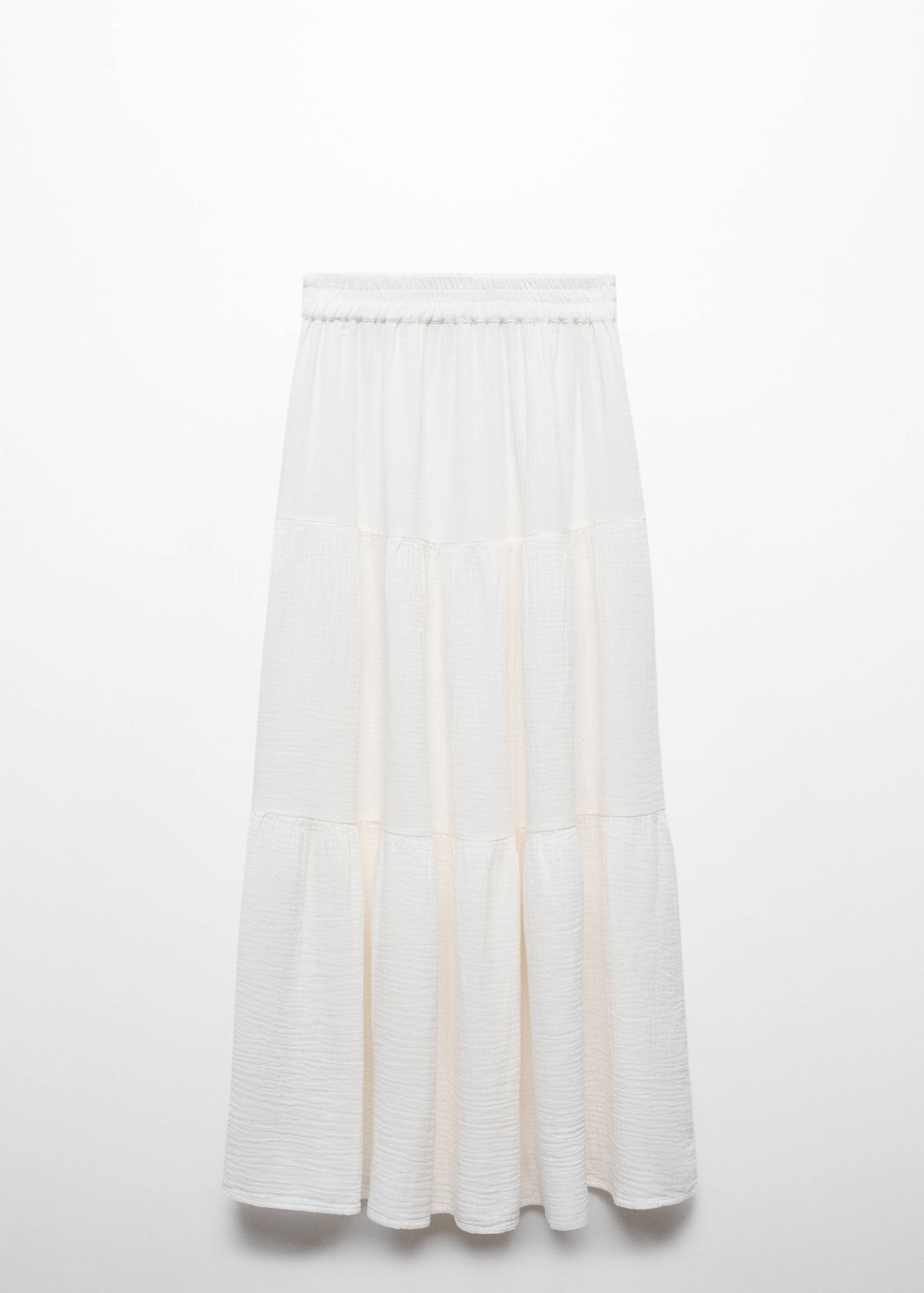 Long cotton flared skirt - Article without model