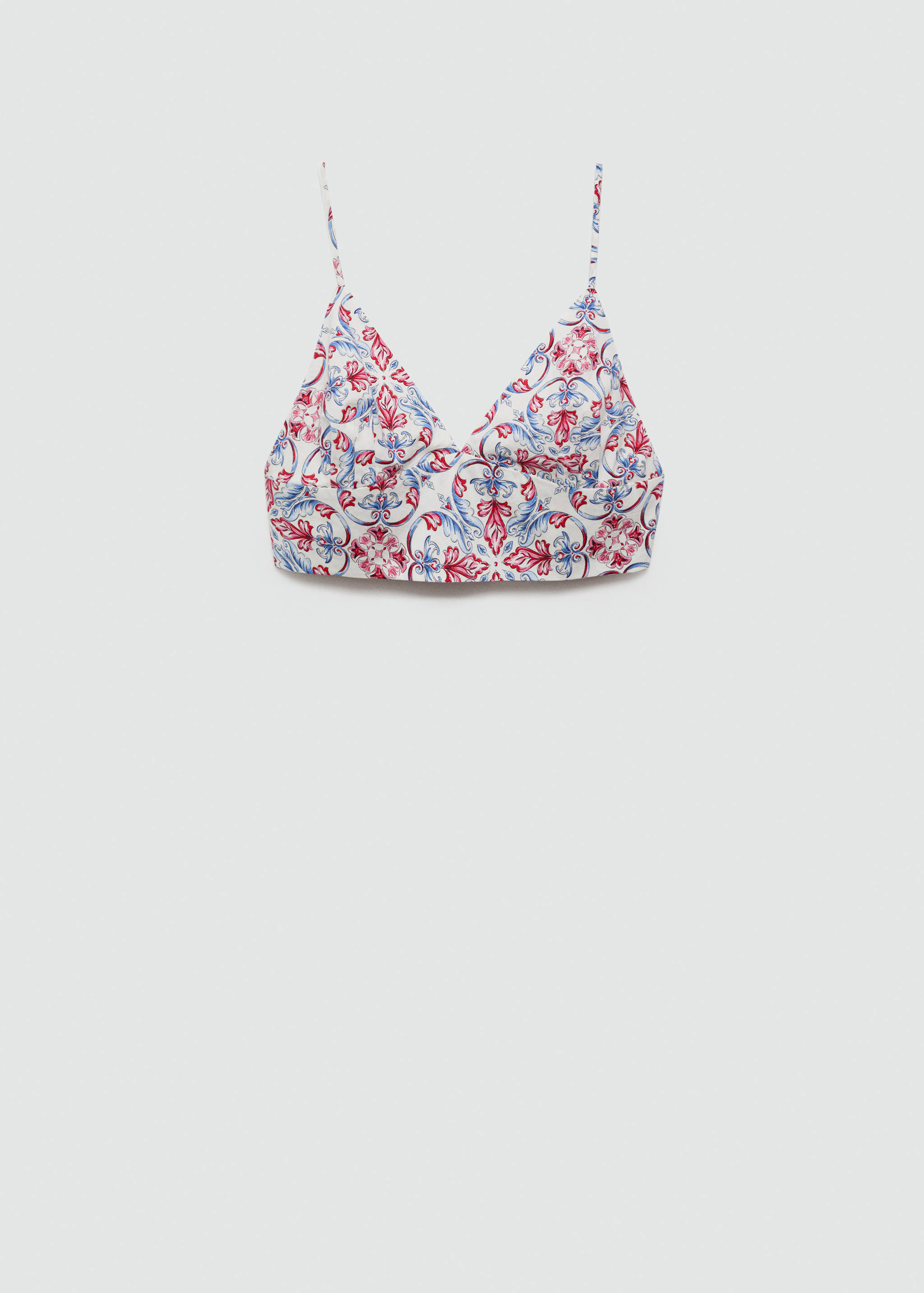 Printed crop top - Article without model