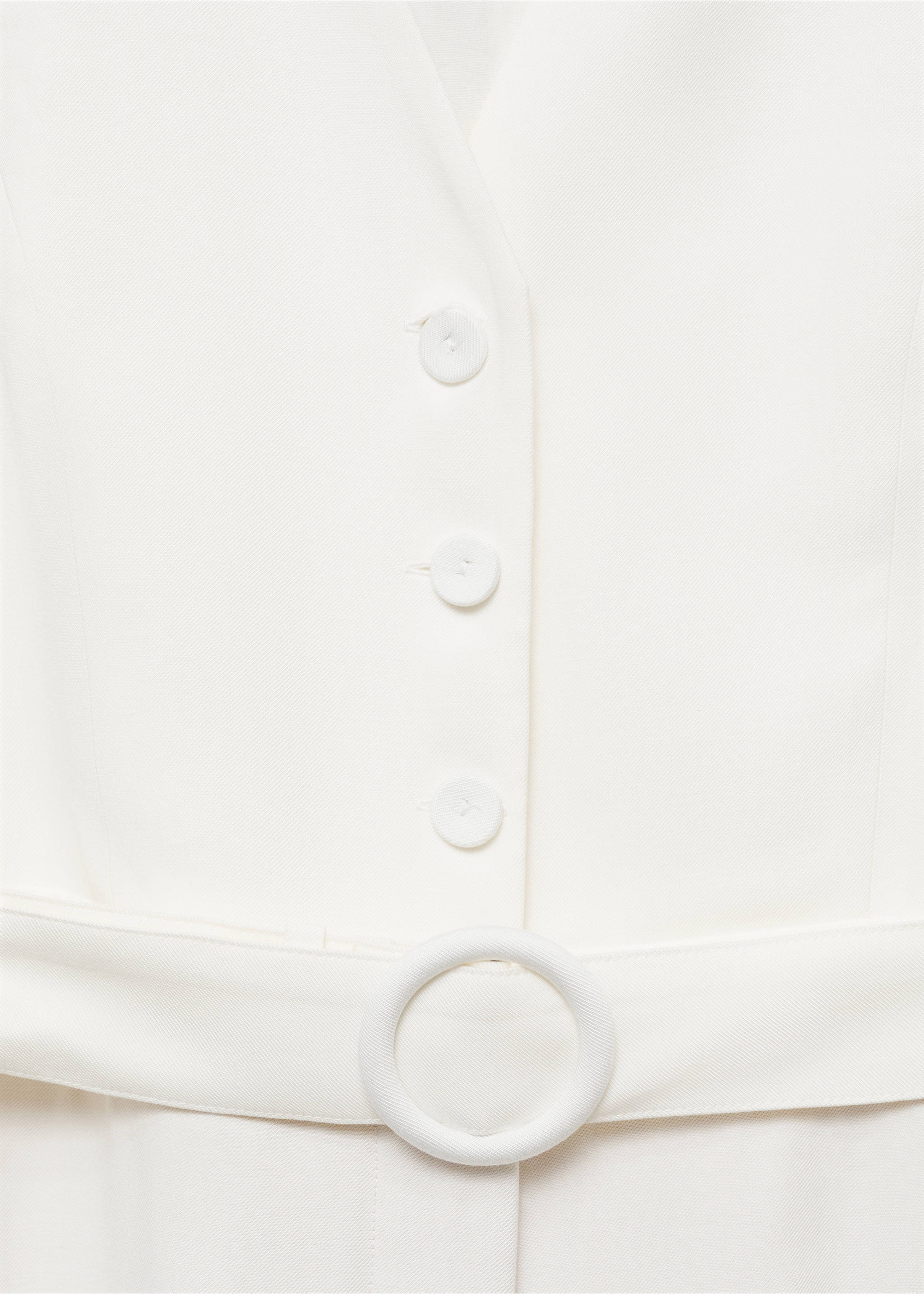 Combinaison avec ceinture - Détail de l'article 8, Blanc cassé. Ref: 67068639-00.