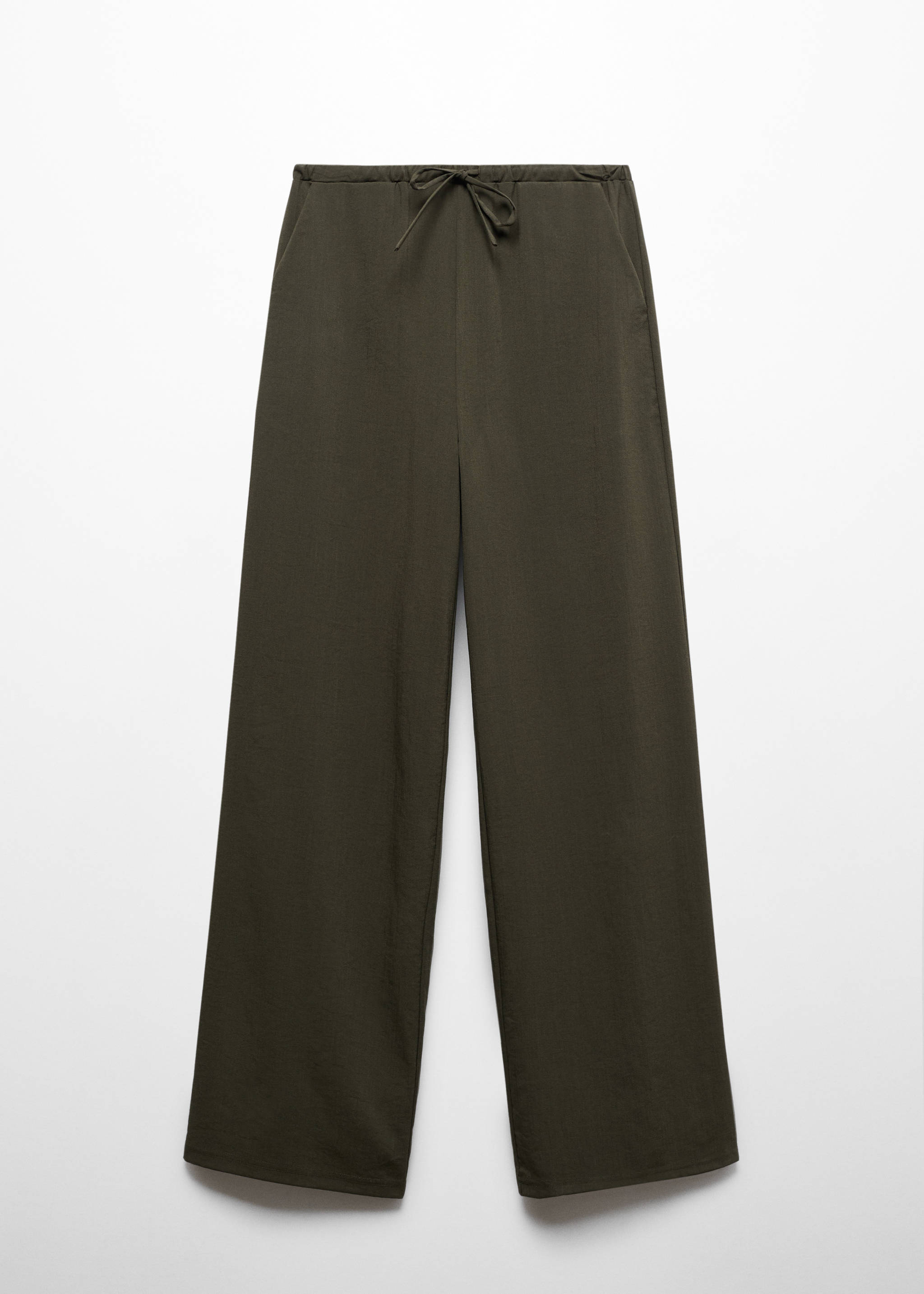 Pantalón recto cintura elástica - Artículo sin modelo