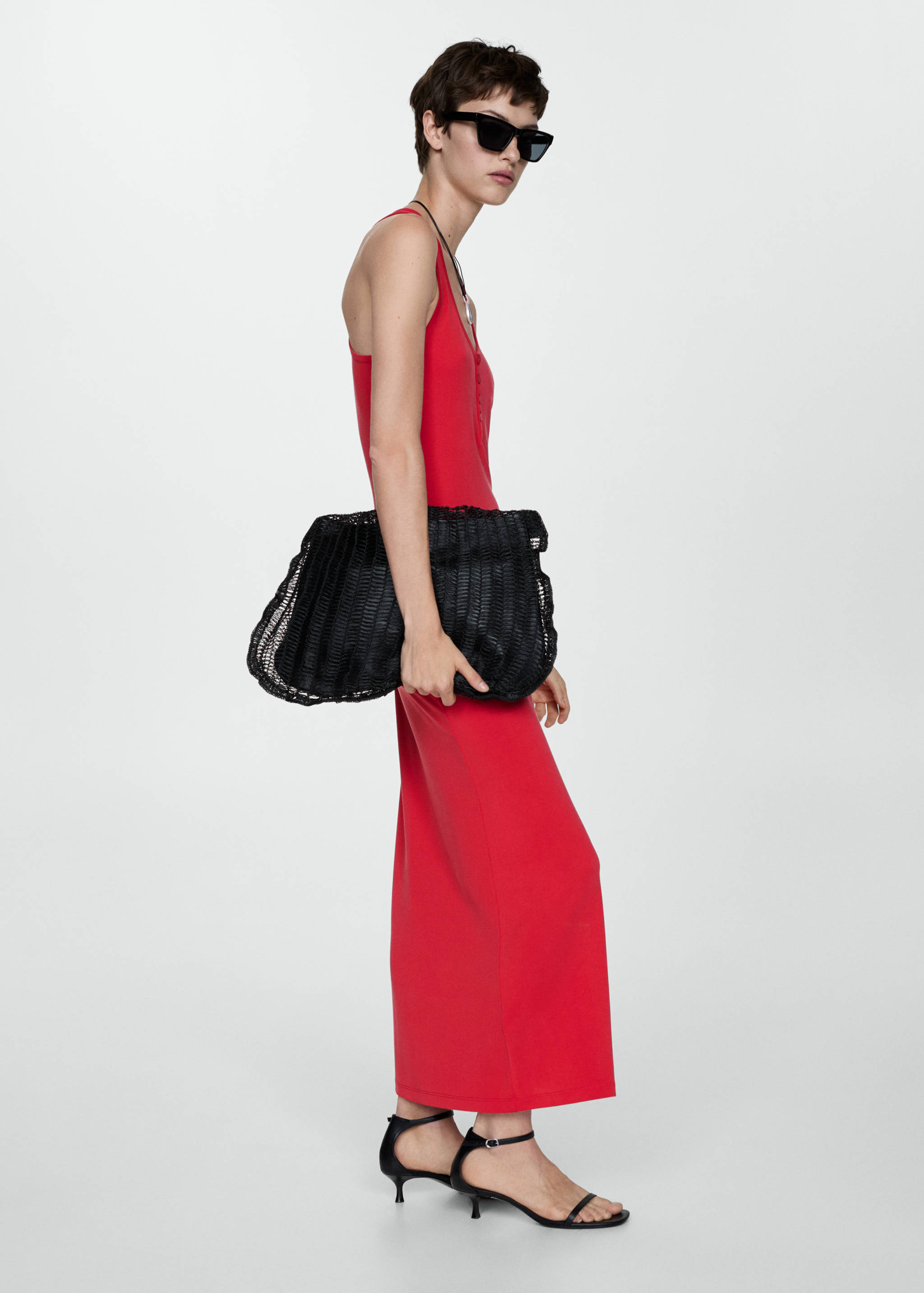 Modal dress with buttons - Details of the article 2