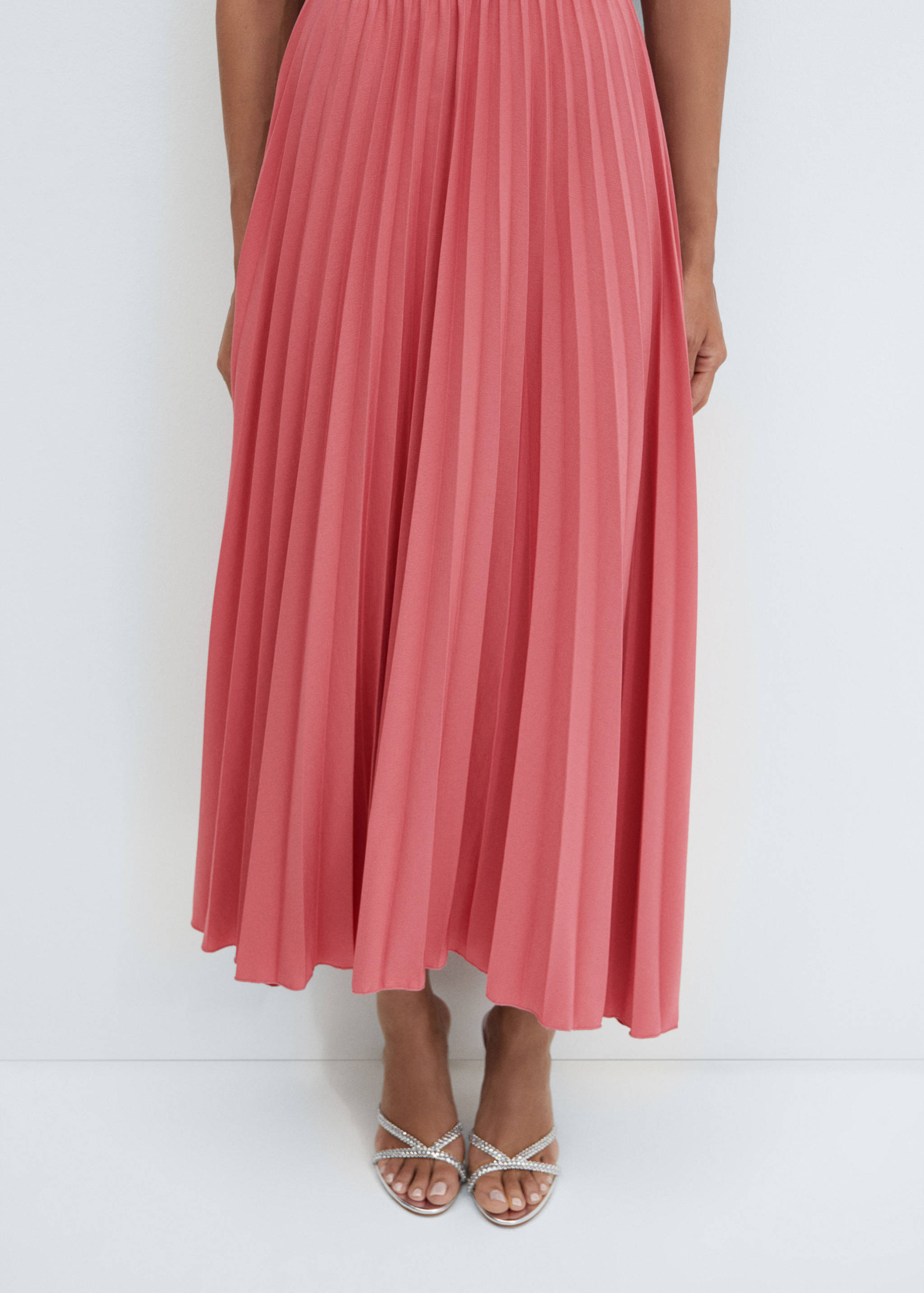 Pleated hem dress - Details of the article 2