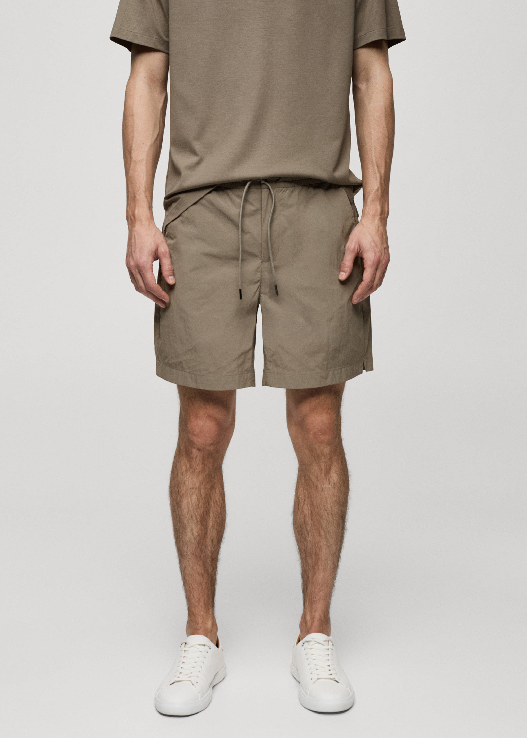 Bermuda résistant à l’eau cordon - Plan moyen