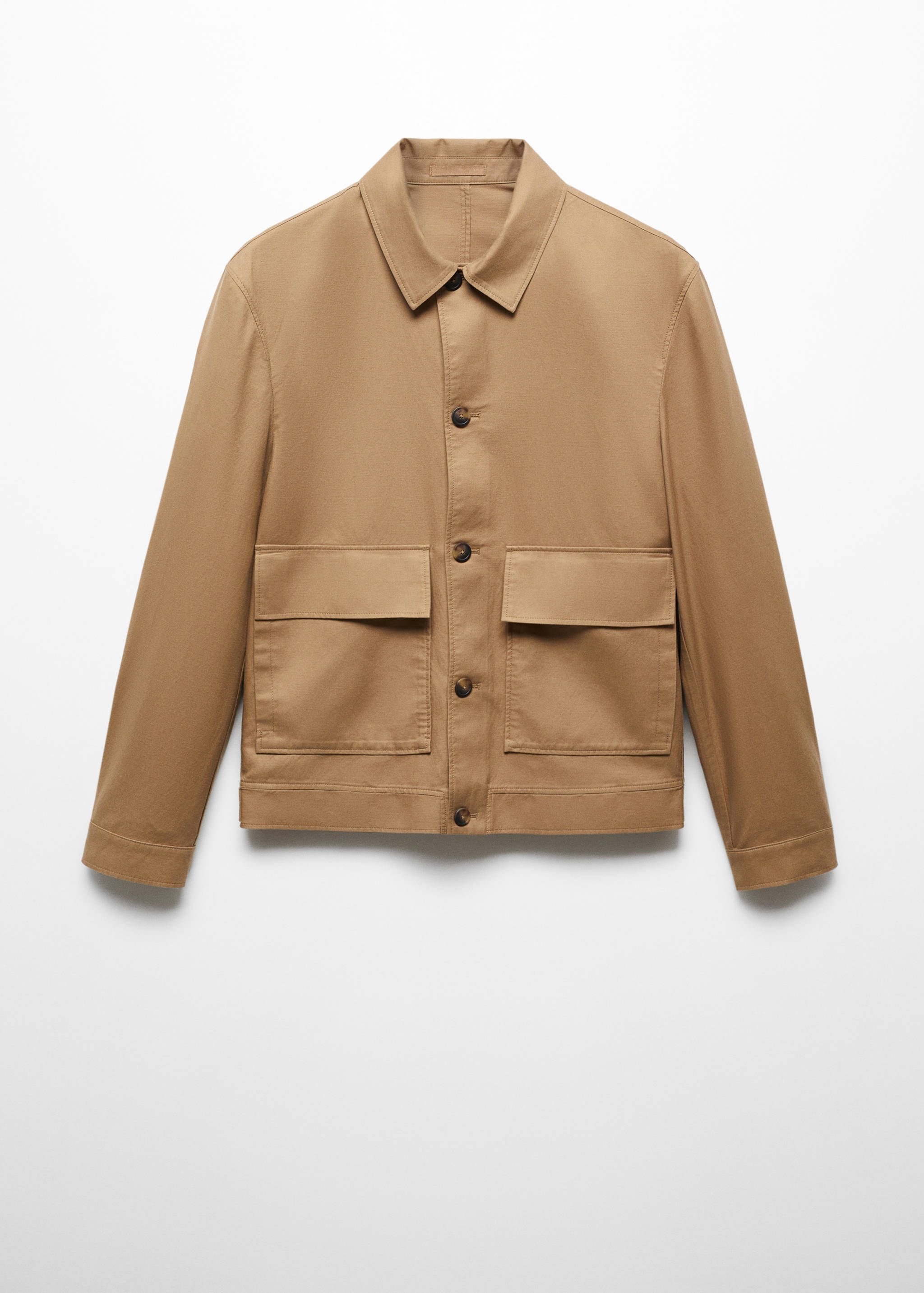Surchemise Tencel lin poches - Article sans modèle