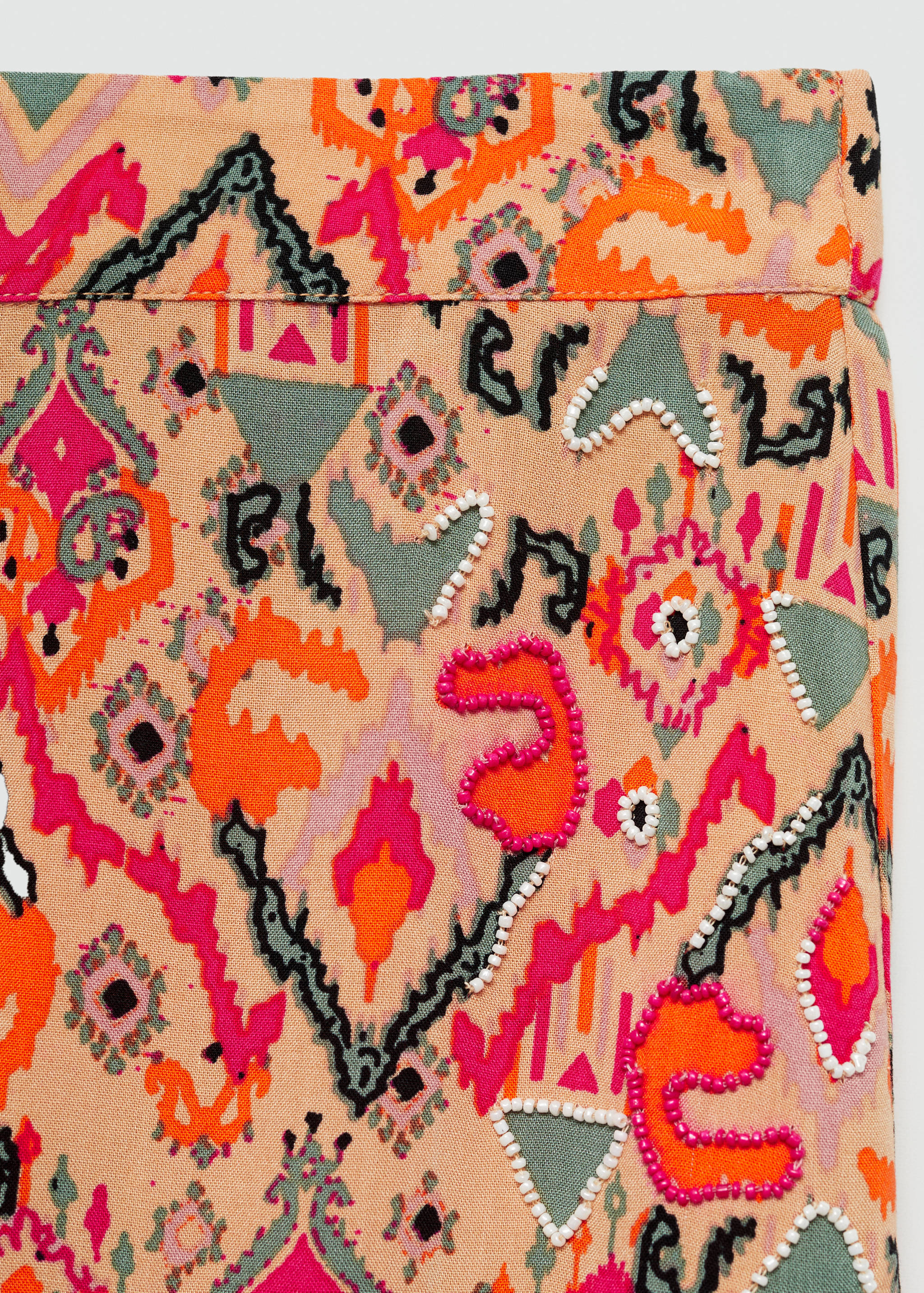 Falda estampado abalorios - Detalle del artículo 0