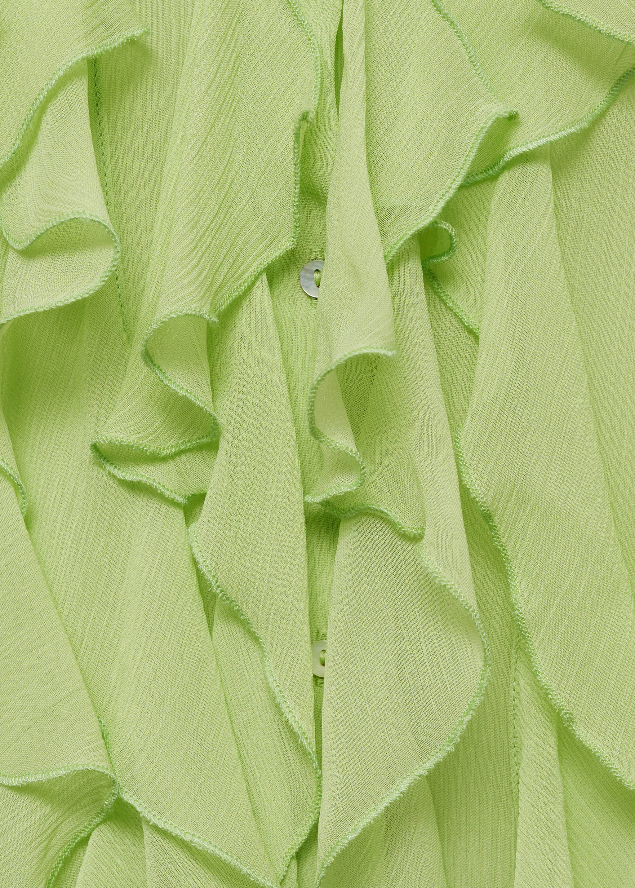 Blusa semitransparente volantes - Detalle del artículo 8