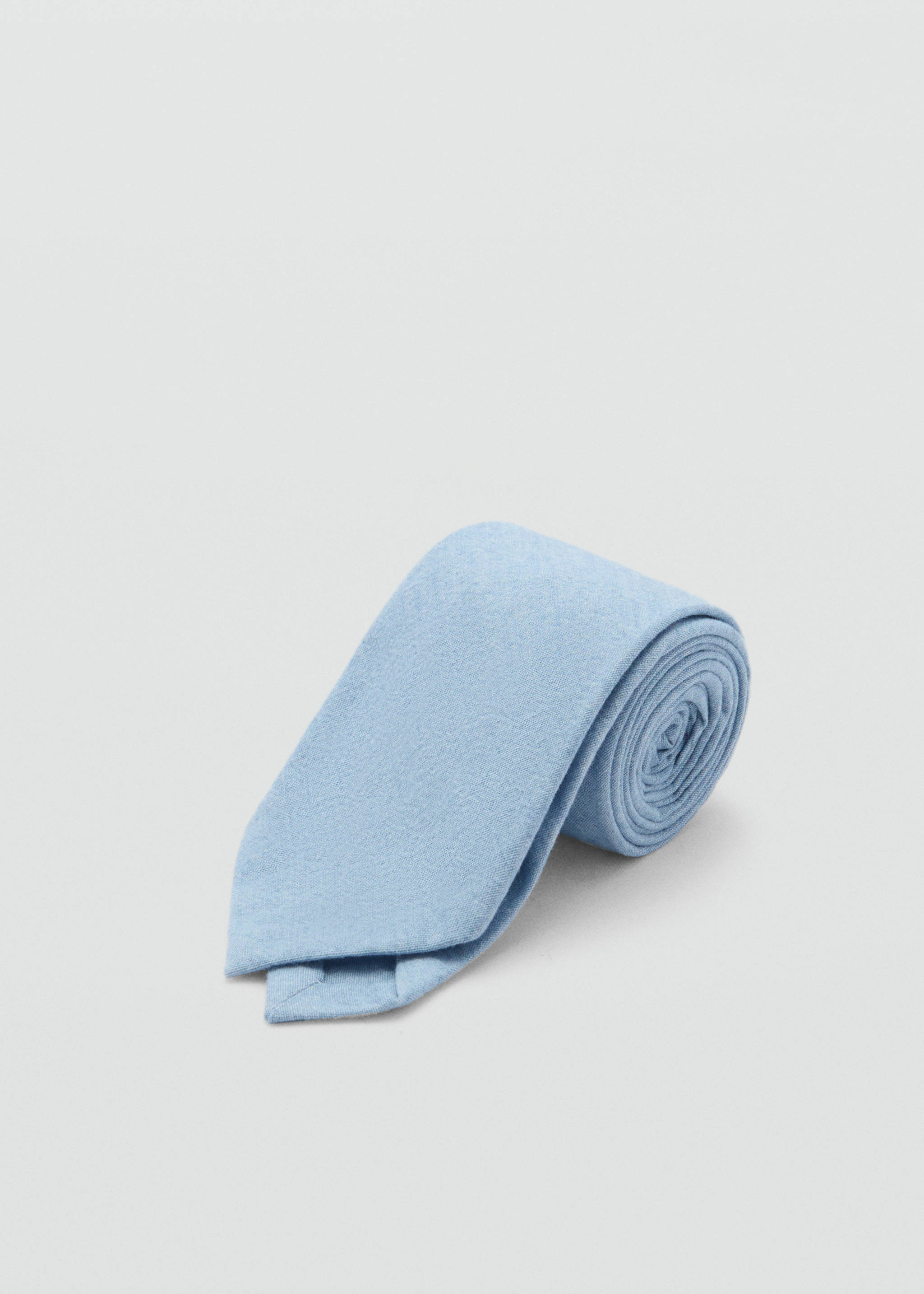 Corbata 100% algodón estructura - Plano medio