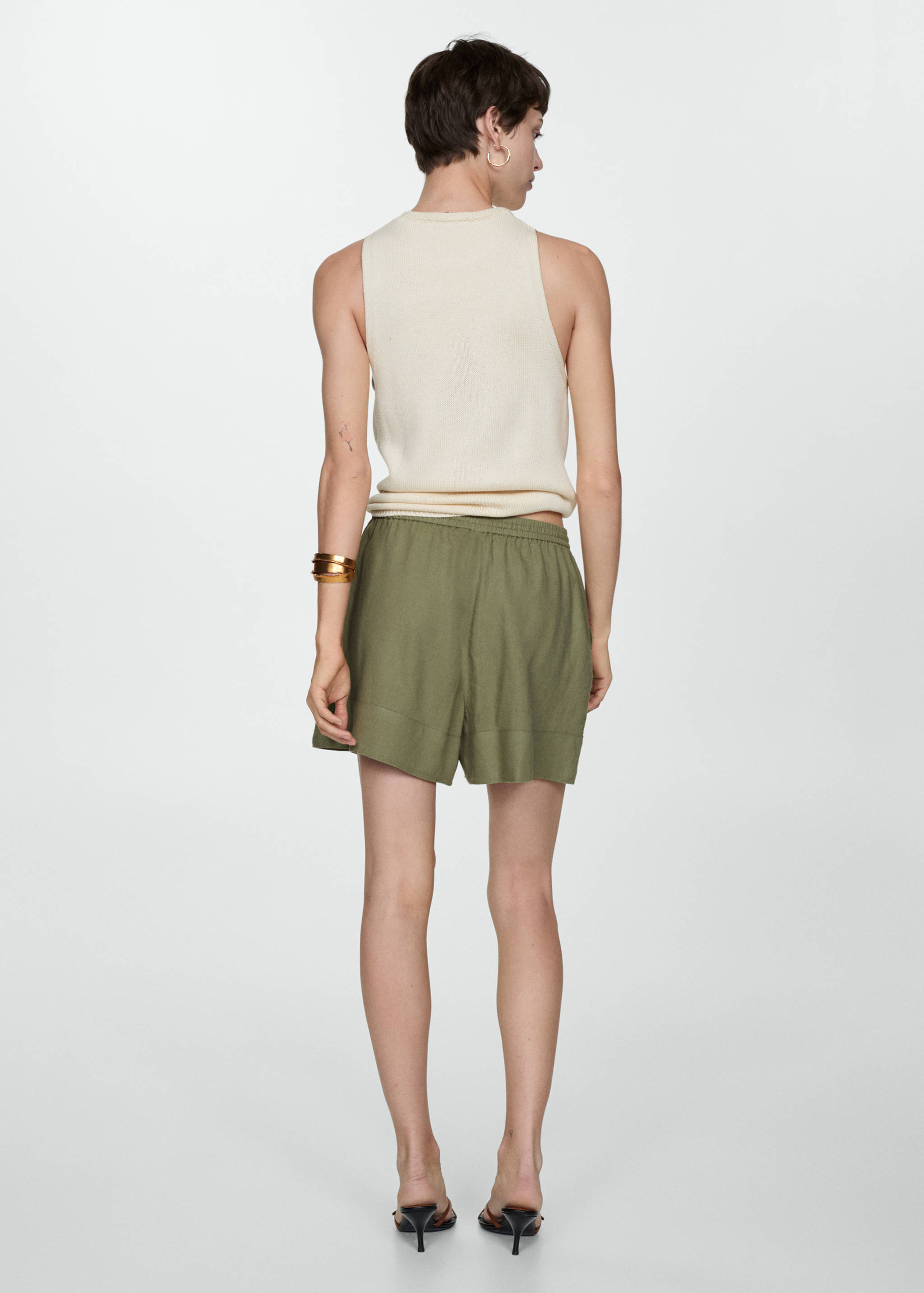 Shorts fluidos lazo - Reverso del artículo