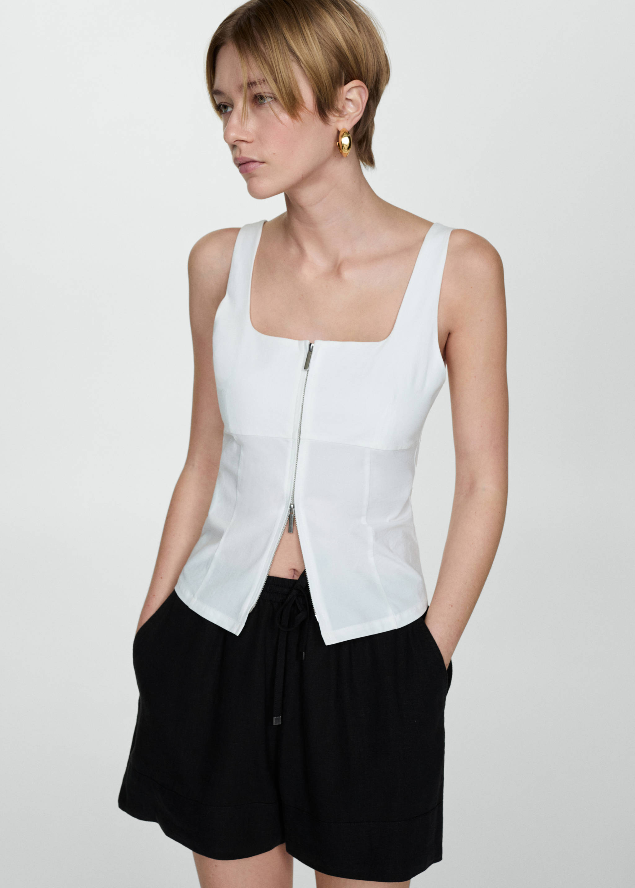 Shorts fluidos lazo - Reverso del artículo