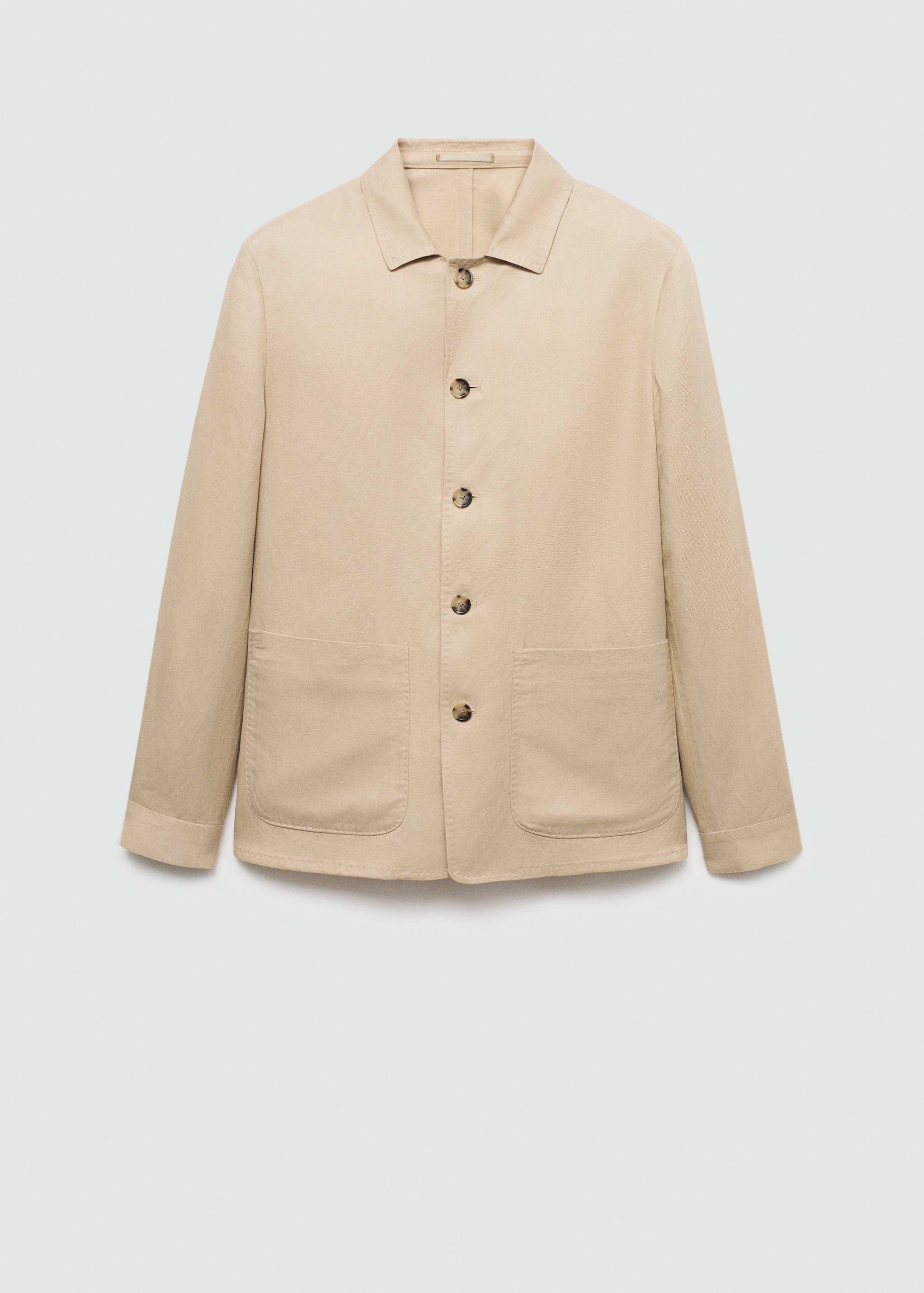 Sobrecamisa lyocell lino bolsillos - Artículo sin modelo