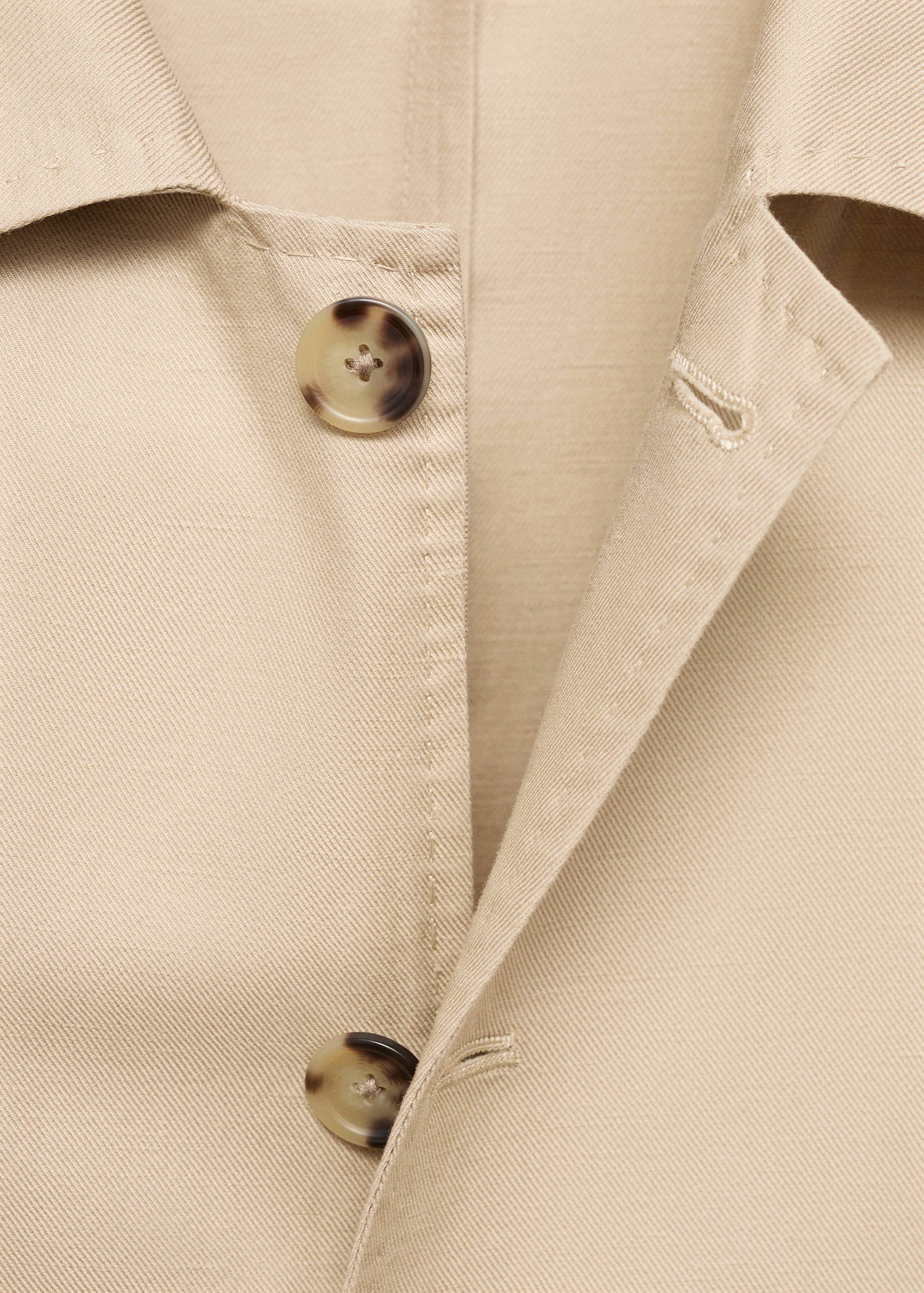 Sobrecamisa lyocell lino bolsillos - Detalle del artículo 8