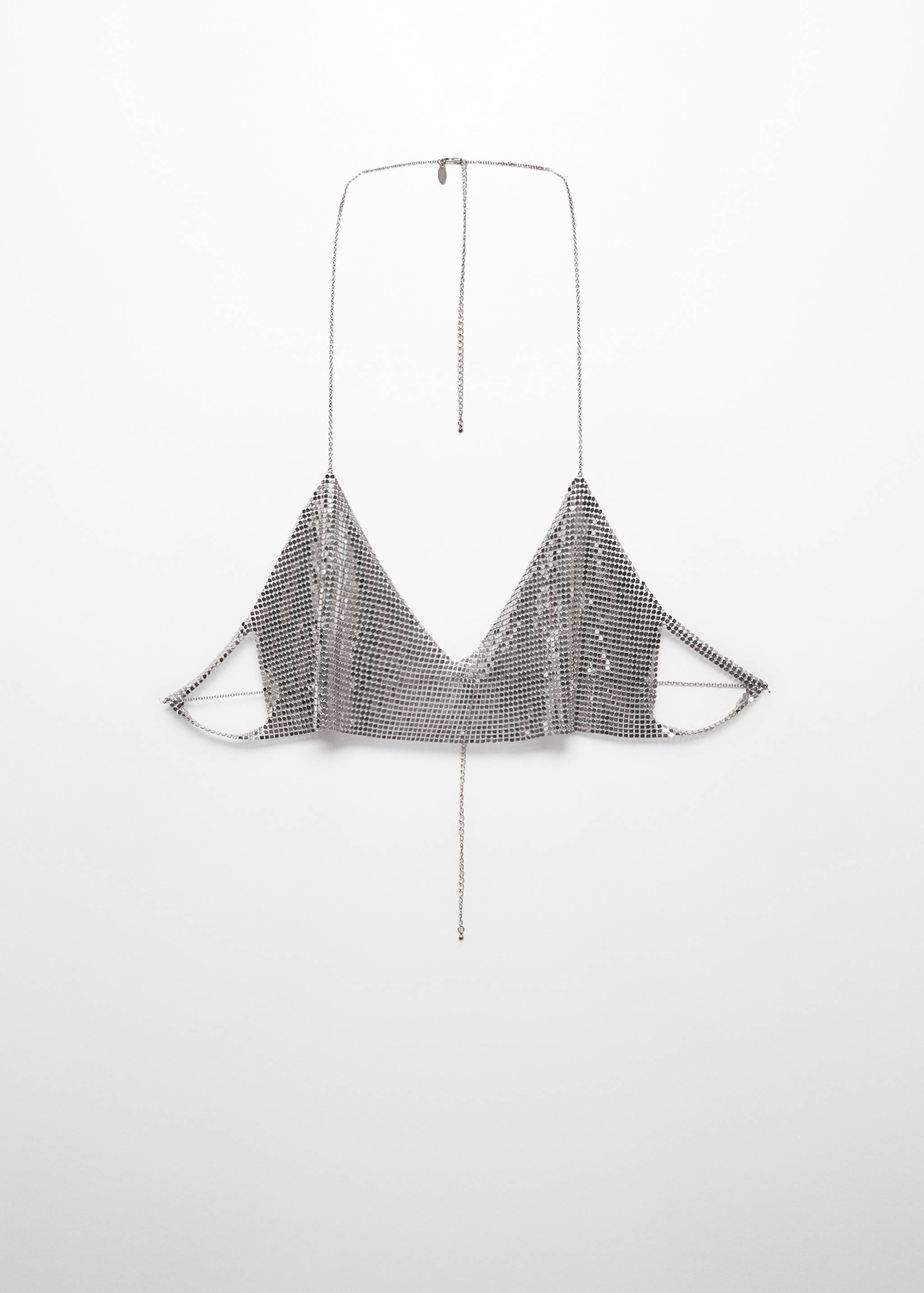 Metallic mesh bra - Article without model