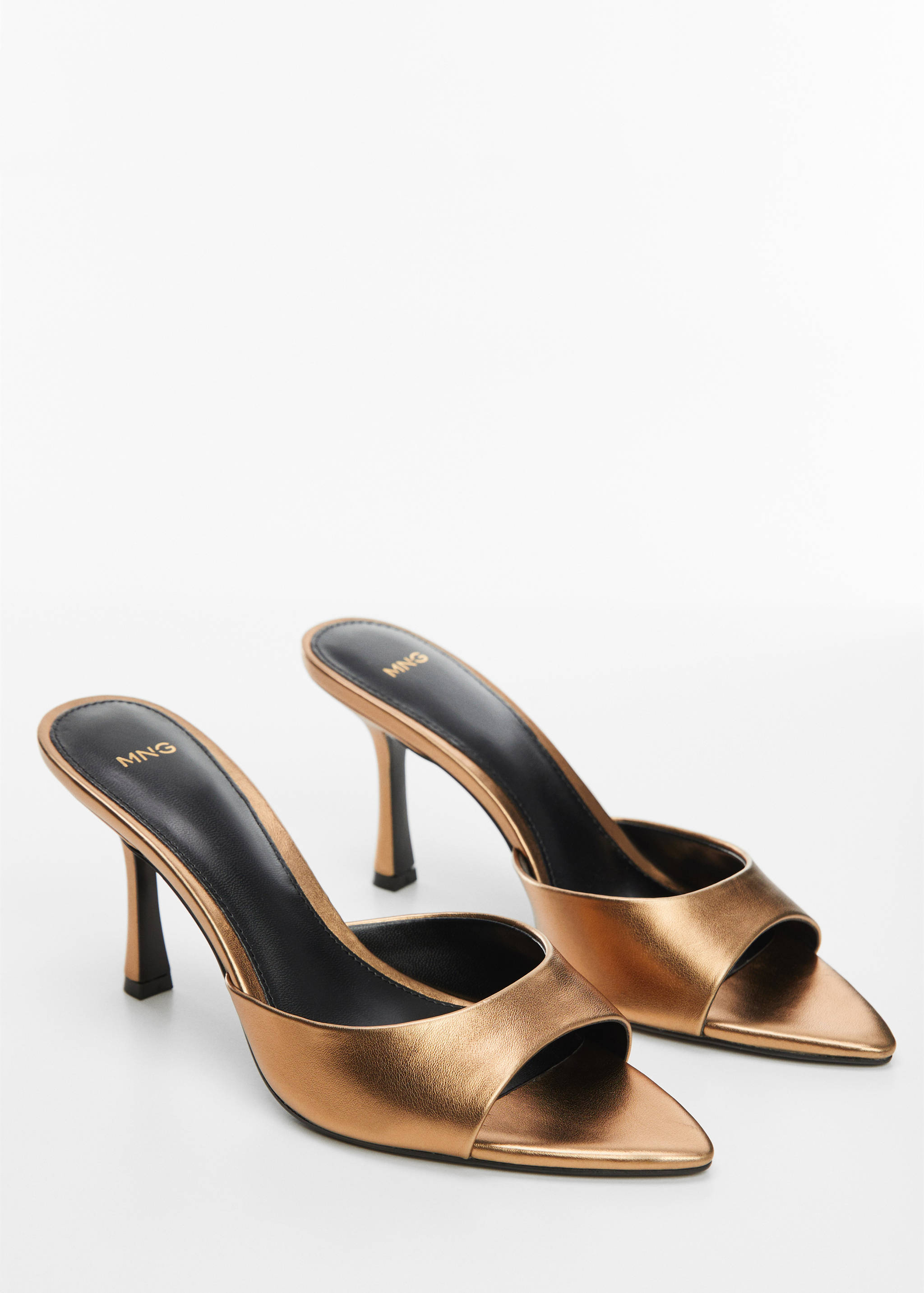 Heel non-structured sandals - Medium plane