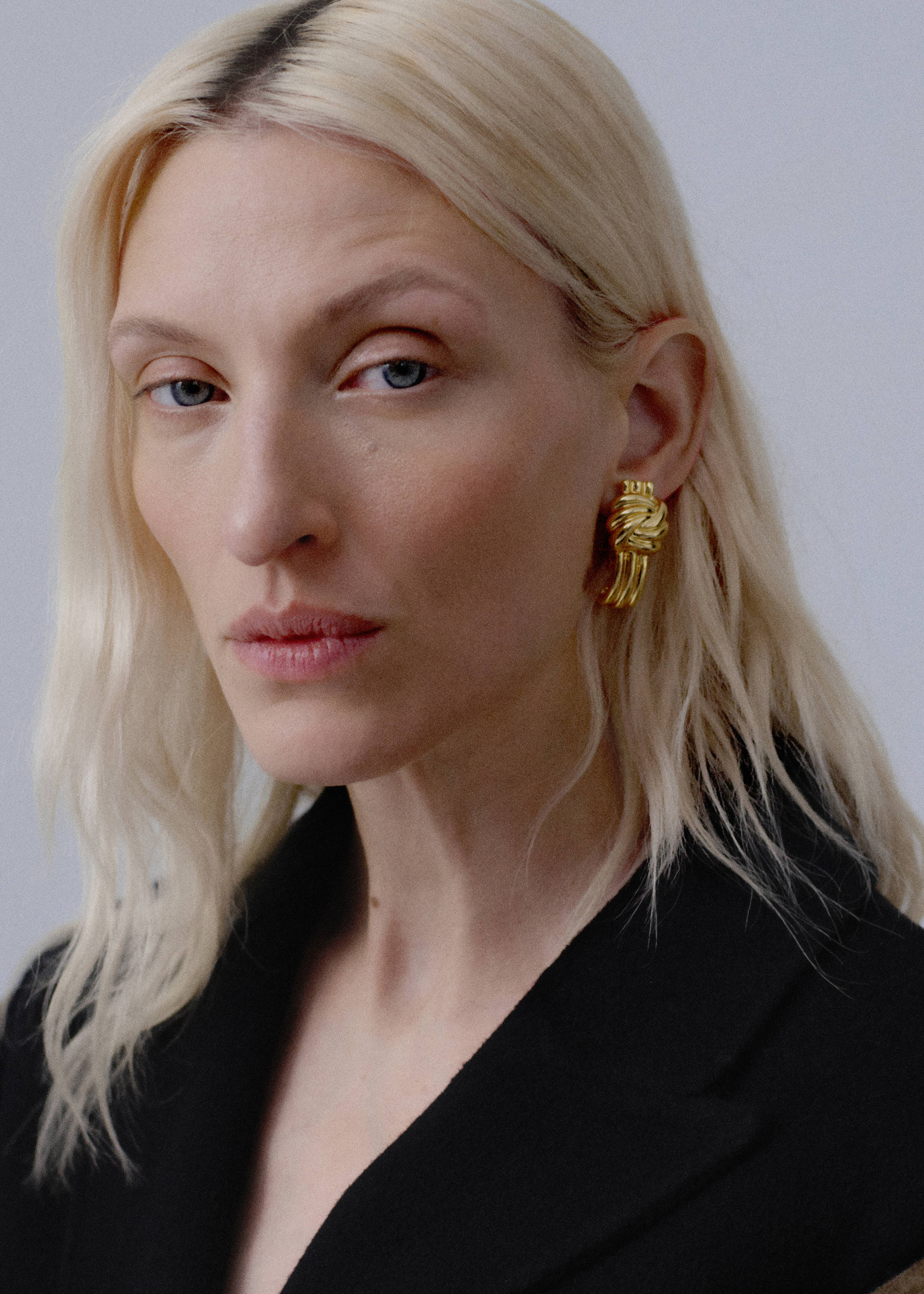 Boucles d'oreilles motif entrelacé - Plan général