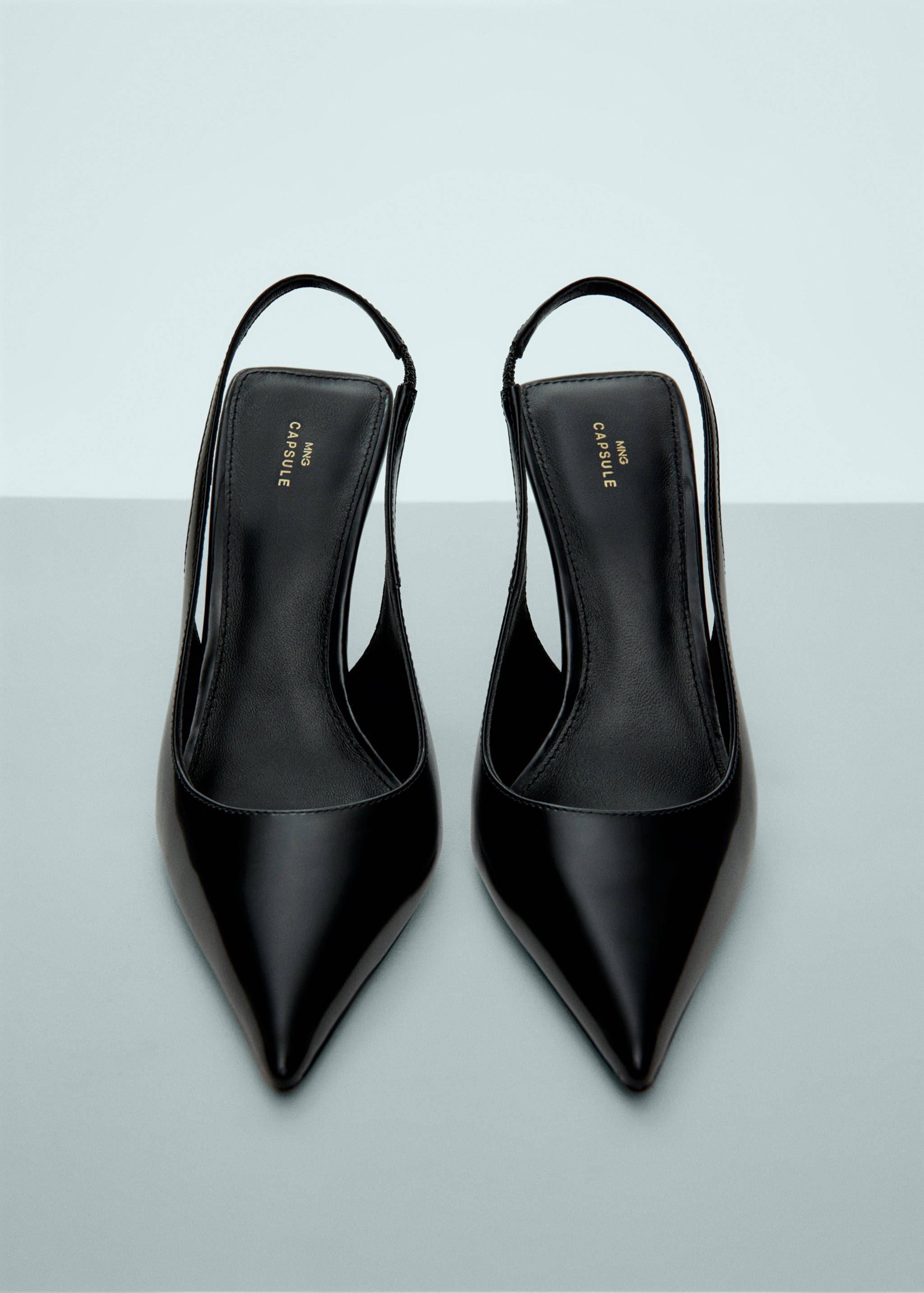 Sling back leather shoes - Details of the article 1