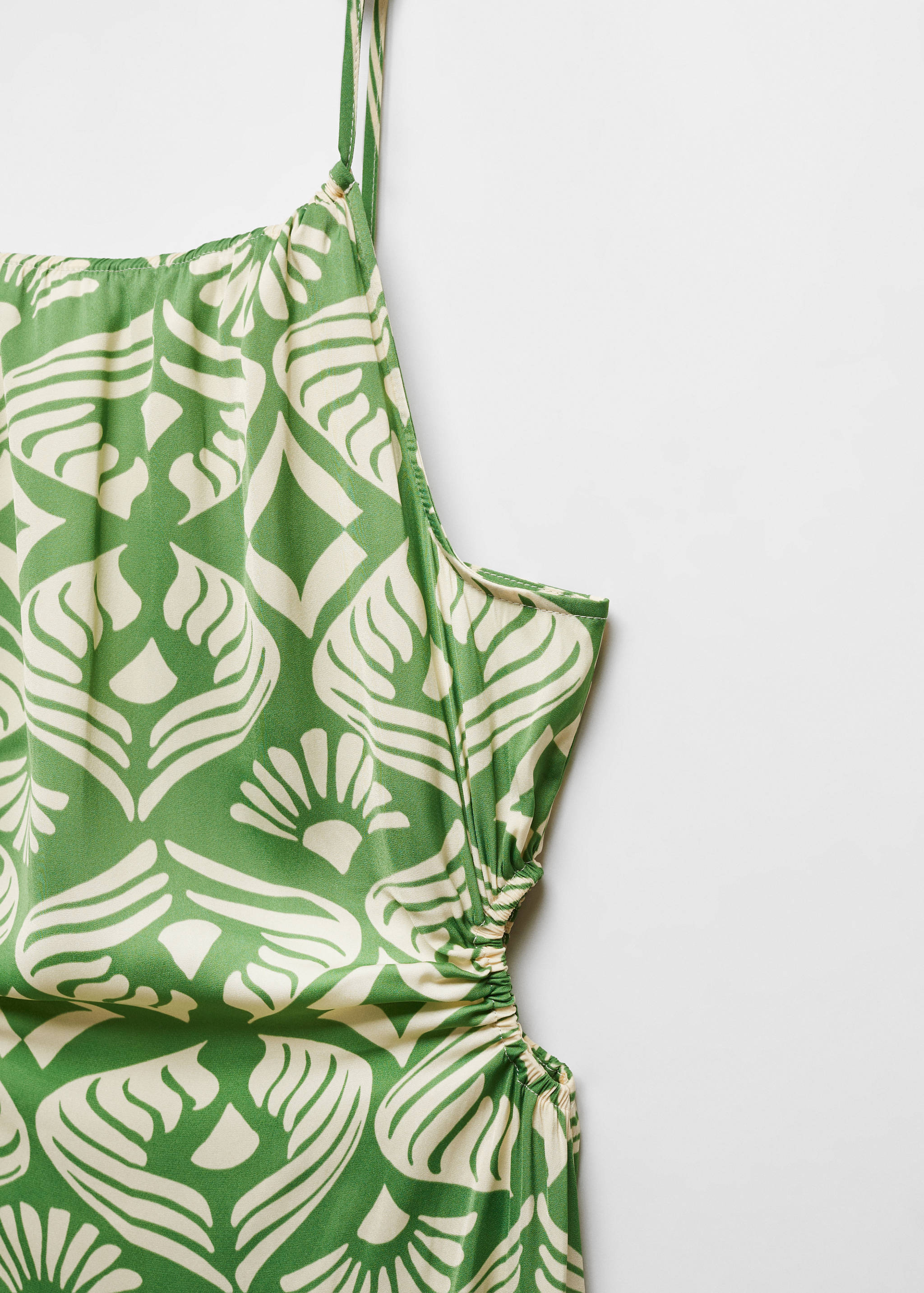 Printed dress with openings - Details of the article 8