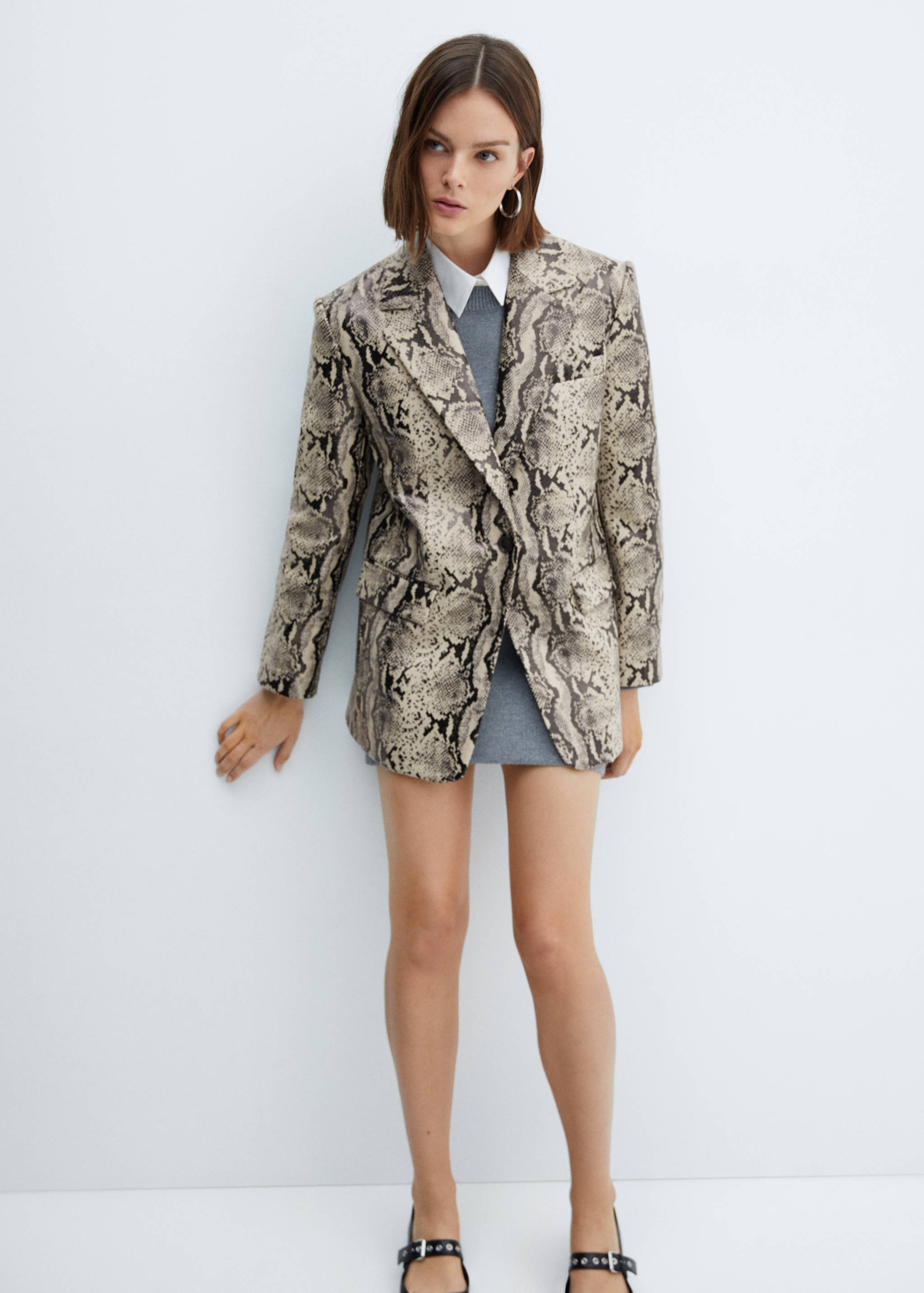 Snake effect blazer - Details of the article 2