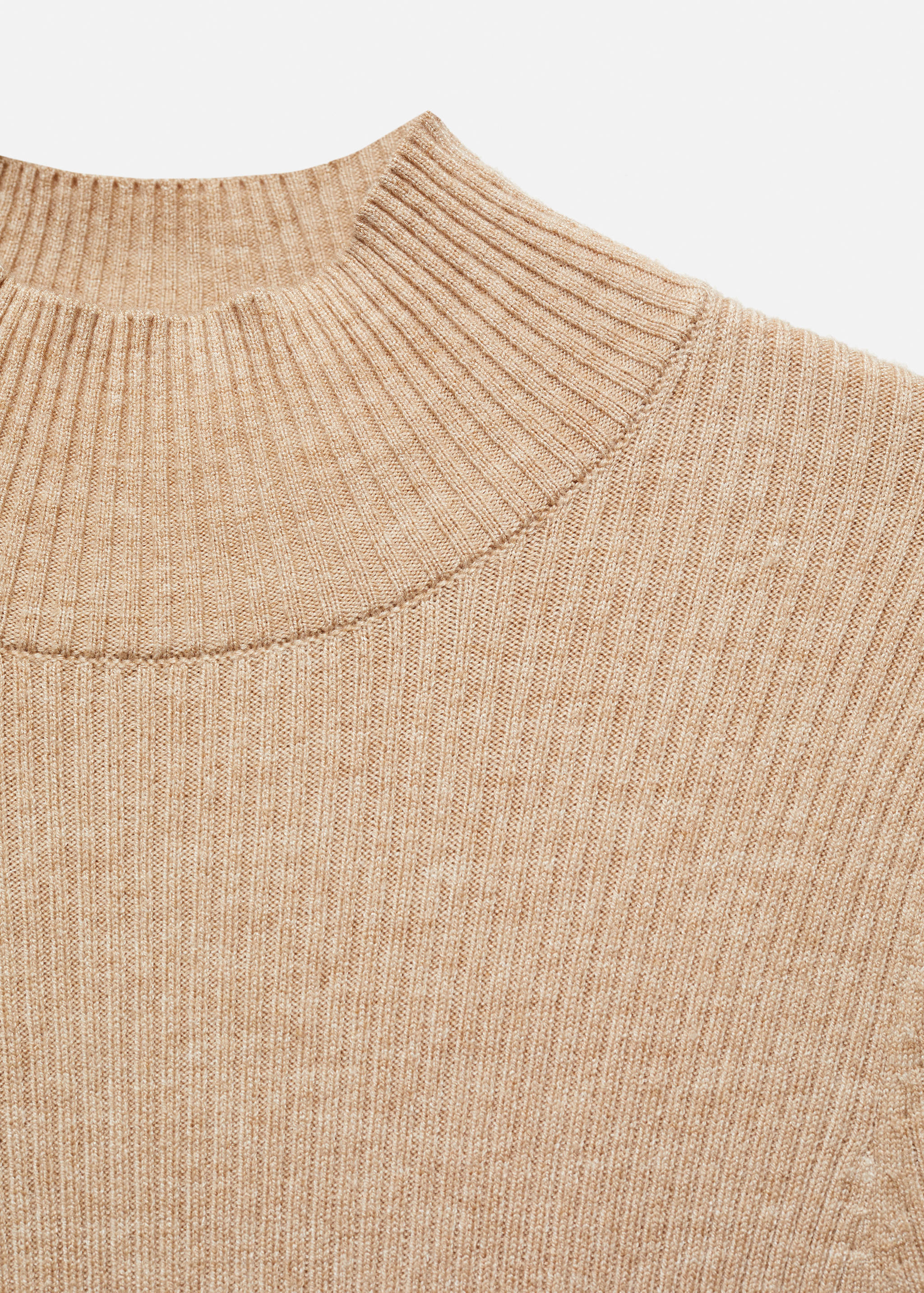 Perkins-neck ribbed dress - Details of the article 8